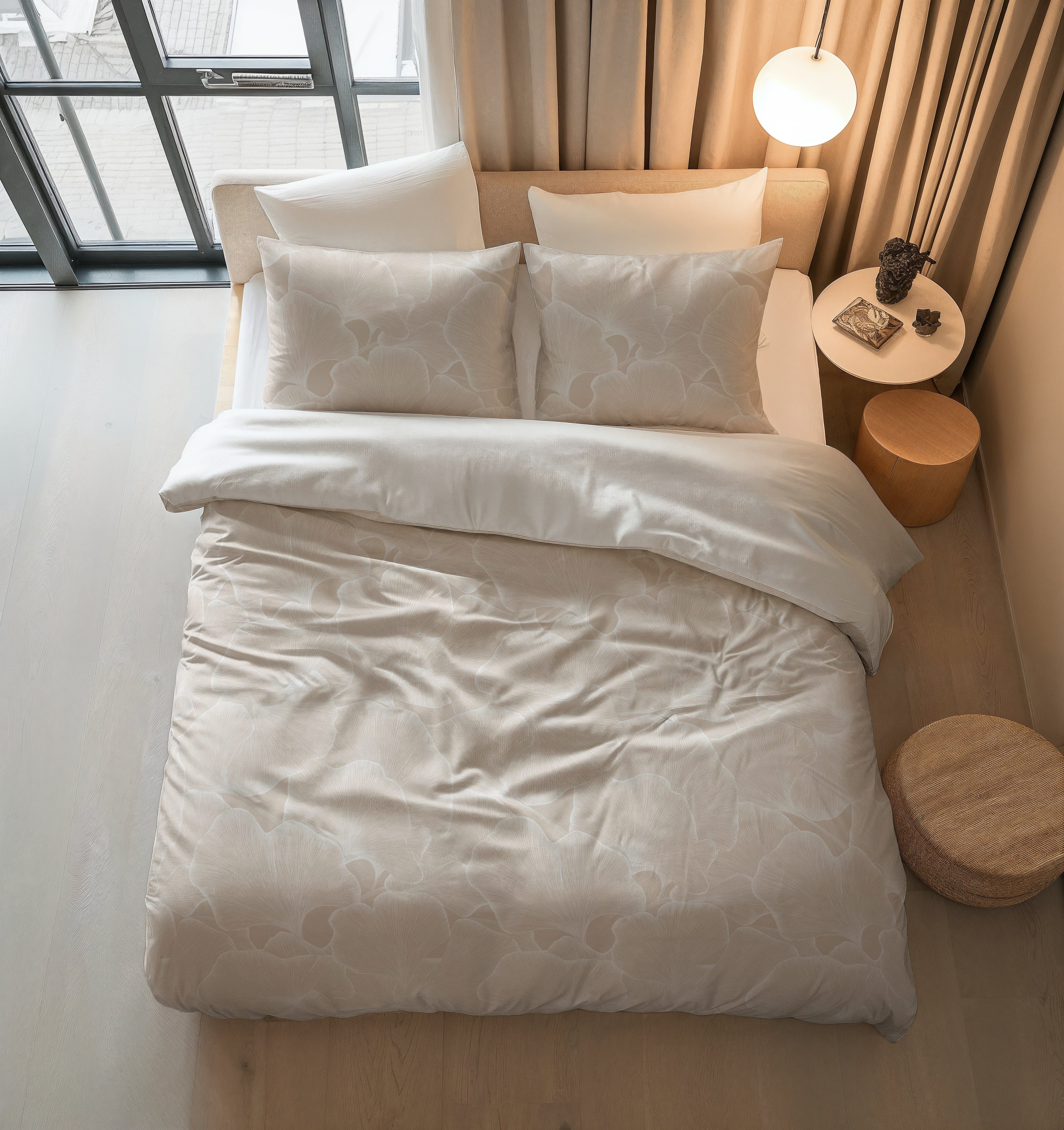 Sitheim-Europe Bettwäsche Ginkgo Whisper Baumwolle Bettbezug günstig online kaufen