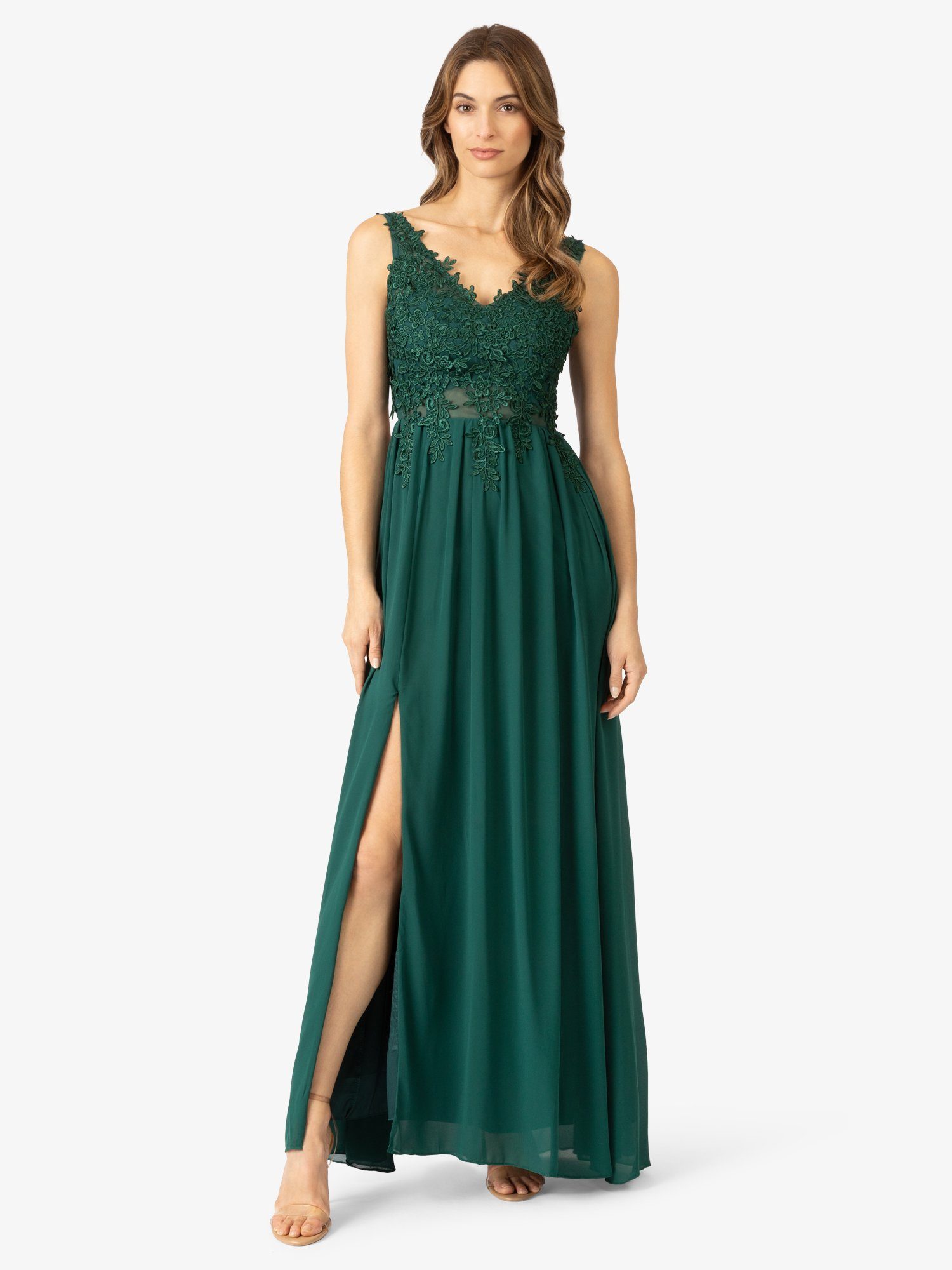 Apart Abendkleid mit emerald Rückenausschnitt
