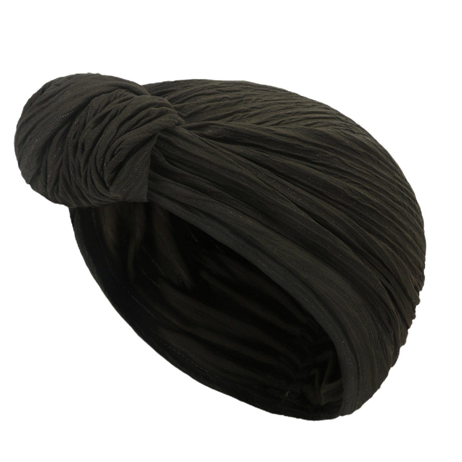 Stirnband Baumwolle, Modische Elastische Schwarz Damen, Stirnband Knotenmütze, Mütze Für Blusmart
