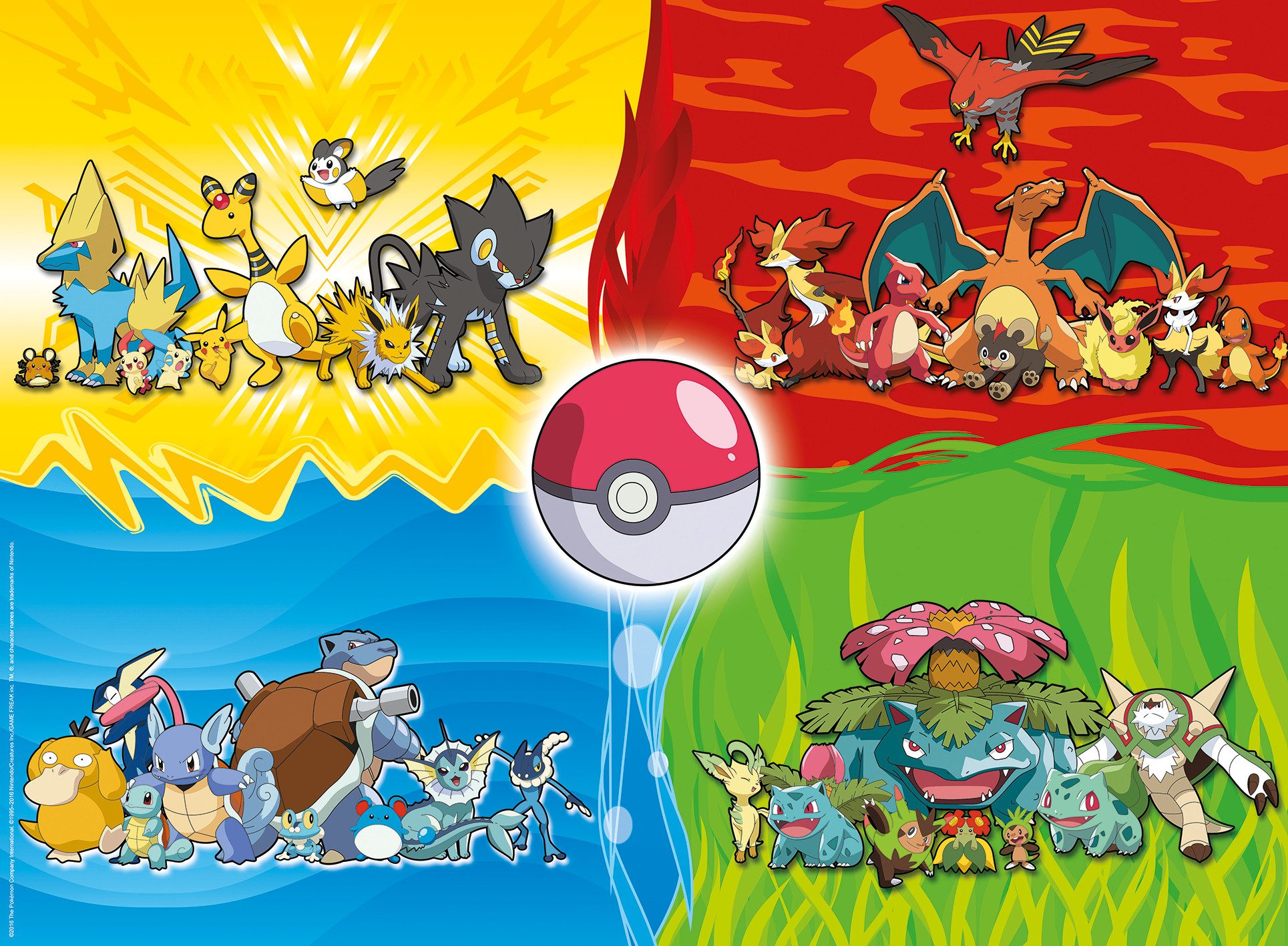 Ravensburger Puzzle Pokémon Typen, 150 Puzzleteile, günstig online kaufen