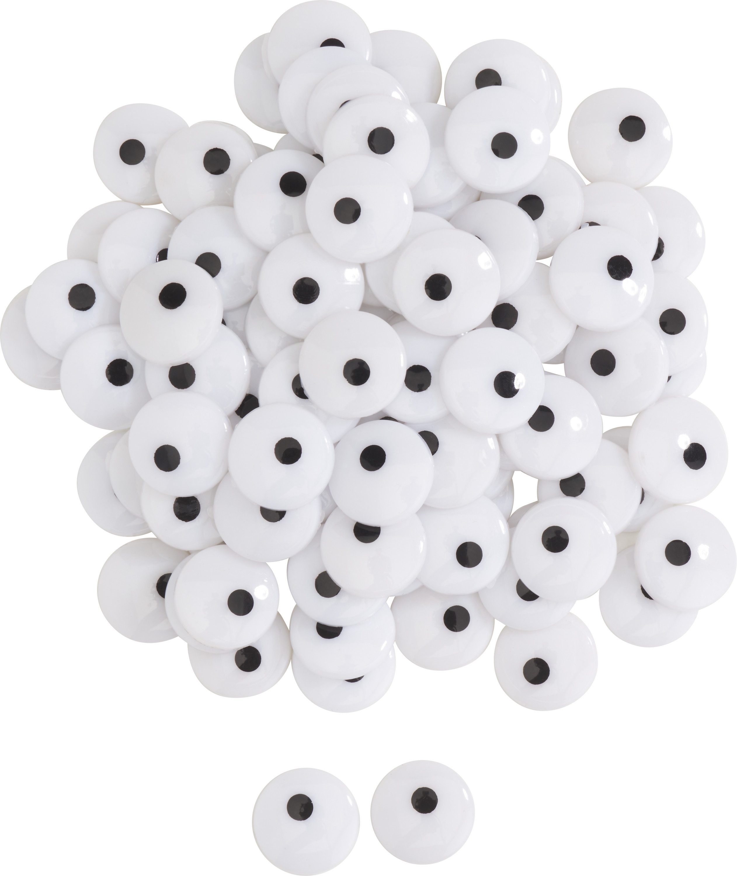 VBS XXL Kuscheltier Kunststoff-Augen, 100 Stück