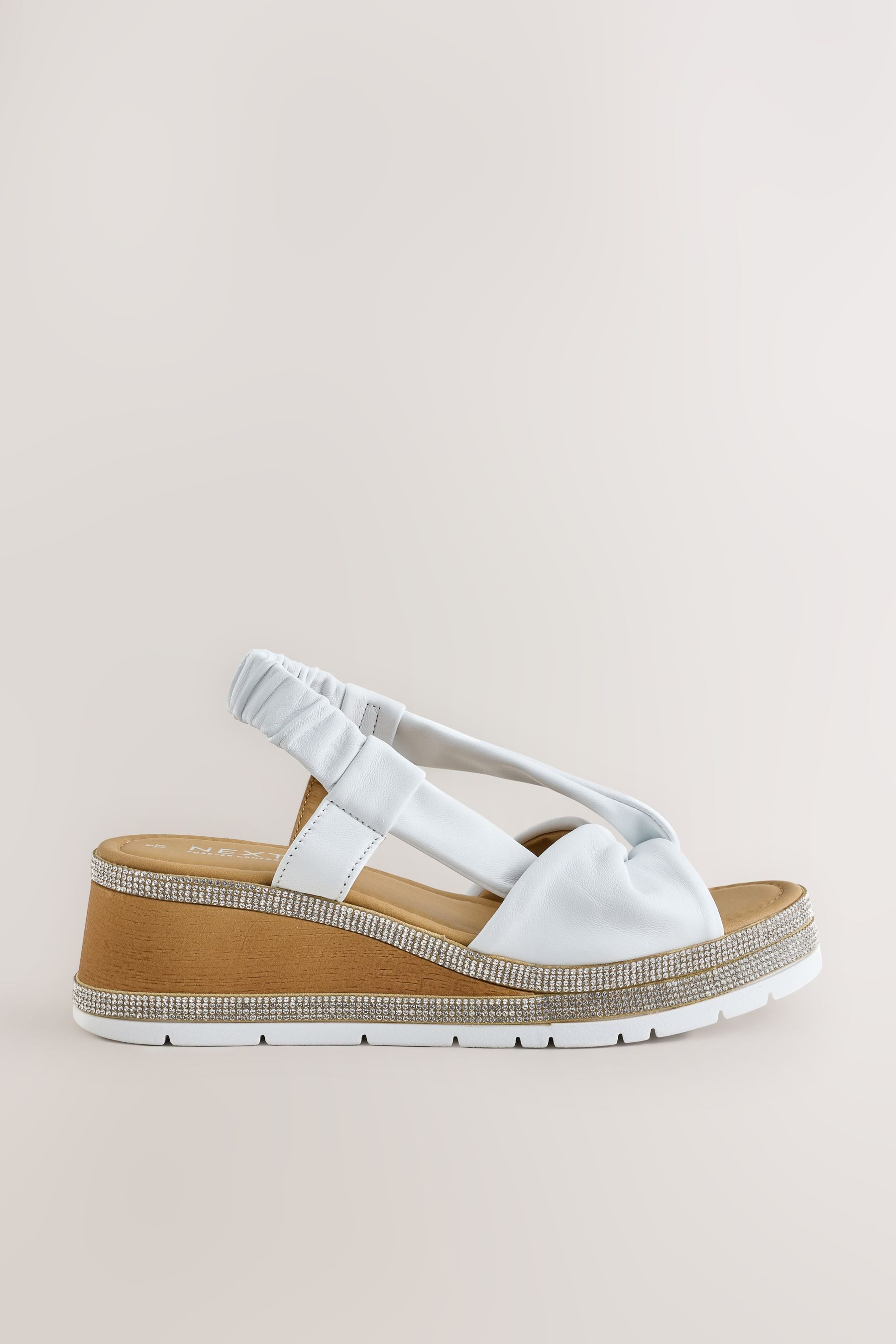 Next Forever Comfort® zehenfreie Wedges mit Glitzer Keilsandalette (1-tlg)