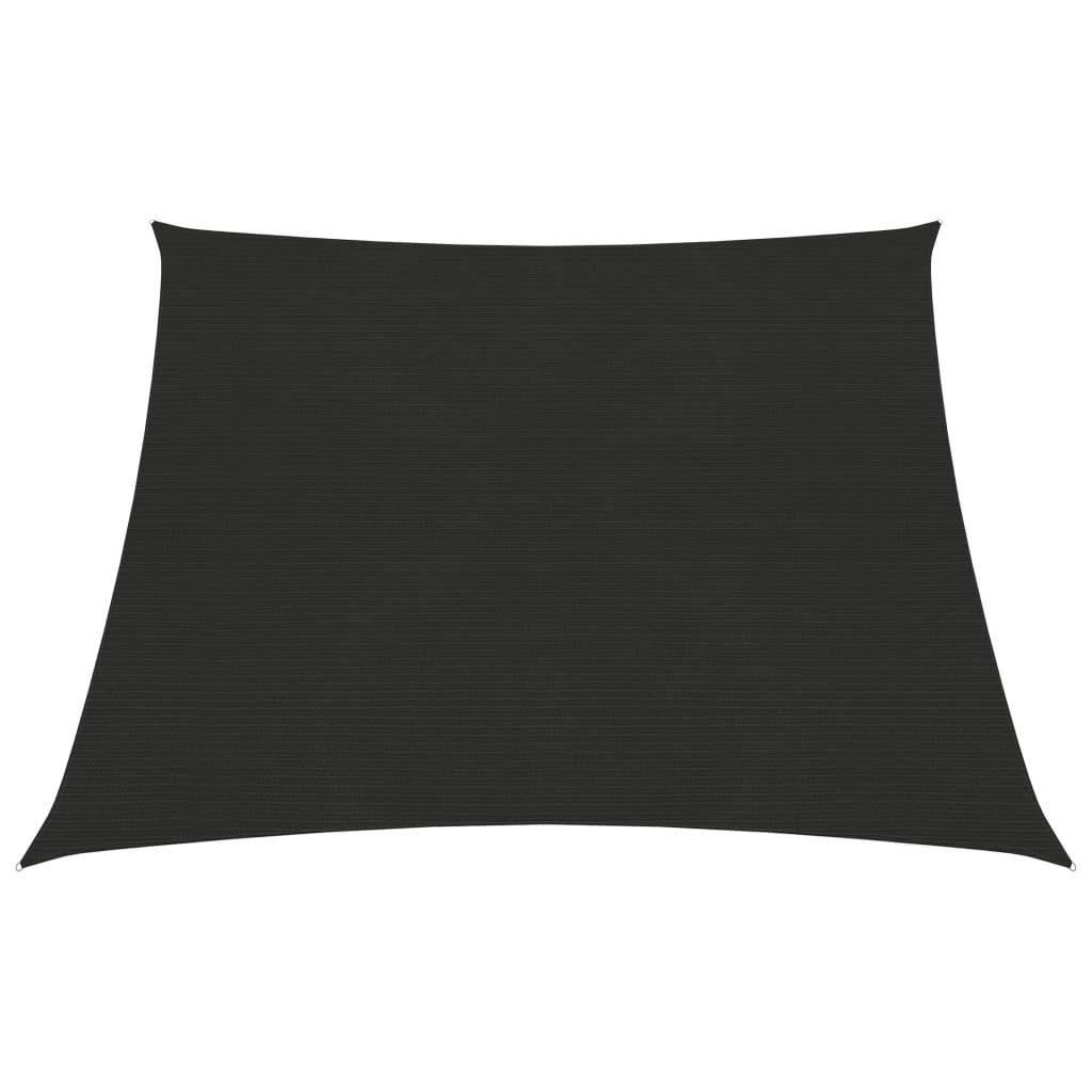 Sonnensegel Sonnensegel 160 g m² Schwarz 3 4x3 m HDPE Beschattung