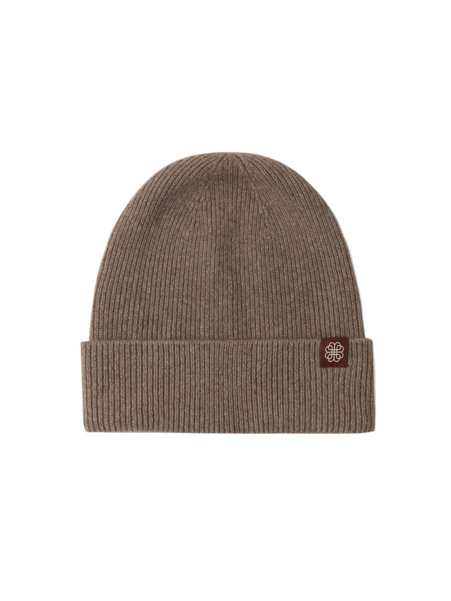 GOBI Cashmere Beanie Rippenstrick Kaschmir Mütze