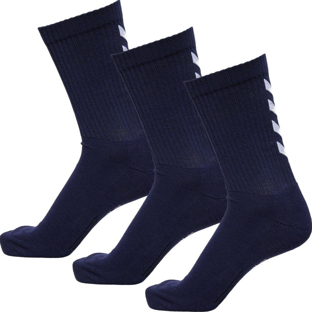 hummel Sportsocken Fundamental Crew marineblau/weiss - 3 Paar günstig online kaufen