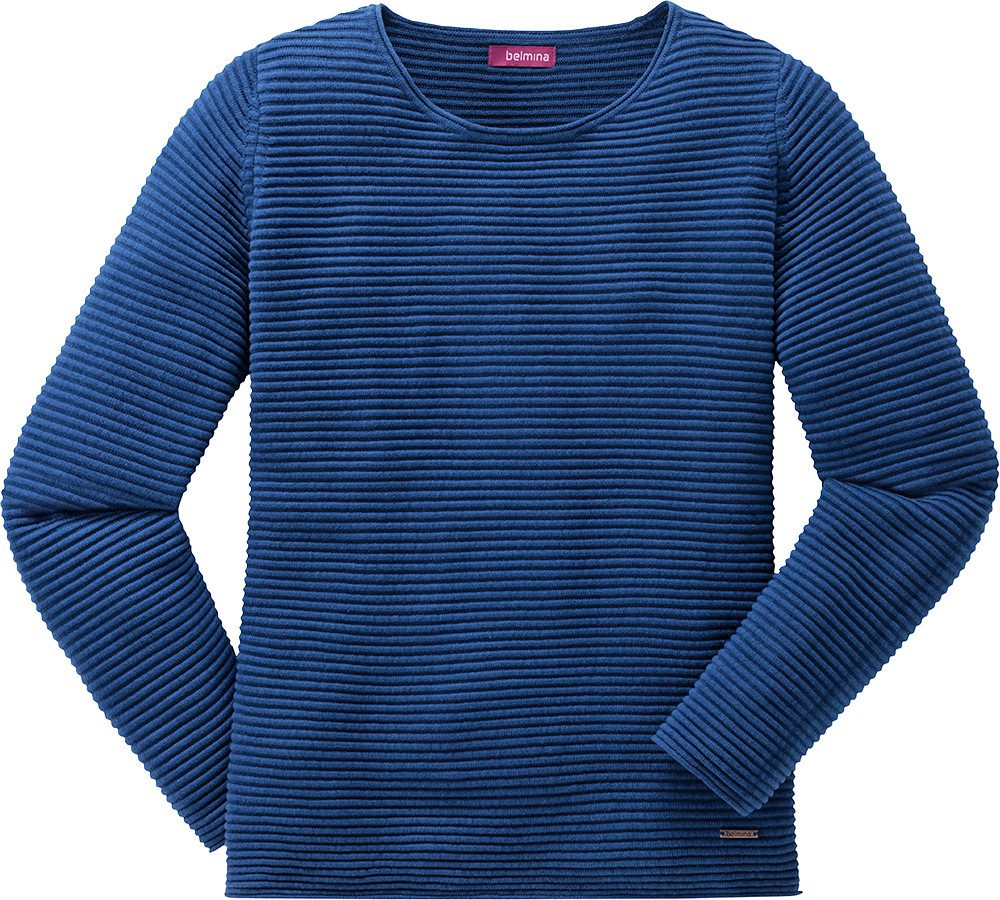 belmina Strickpullover Hochwertiger Baumwoll-Strick