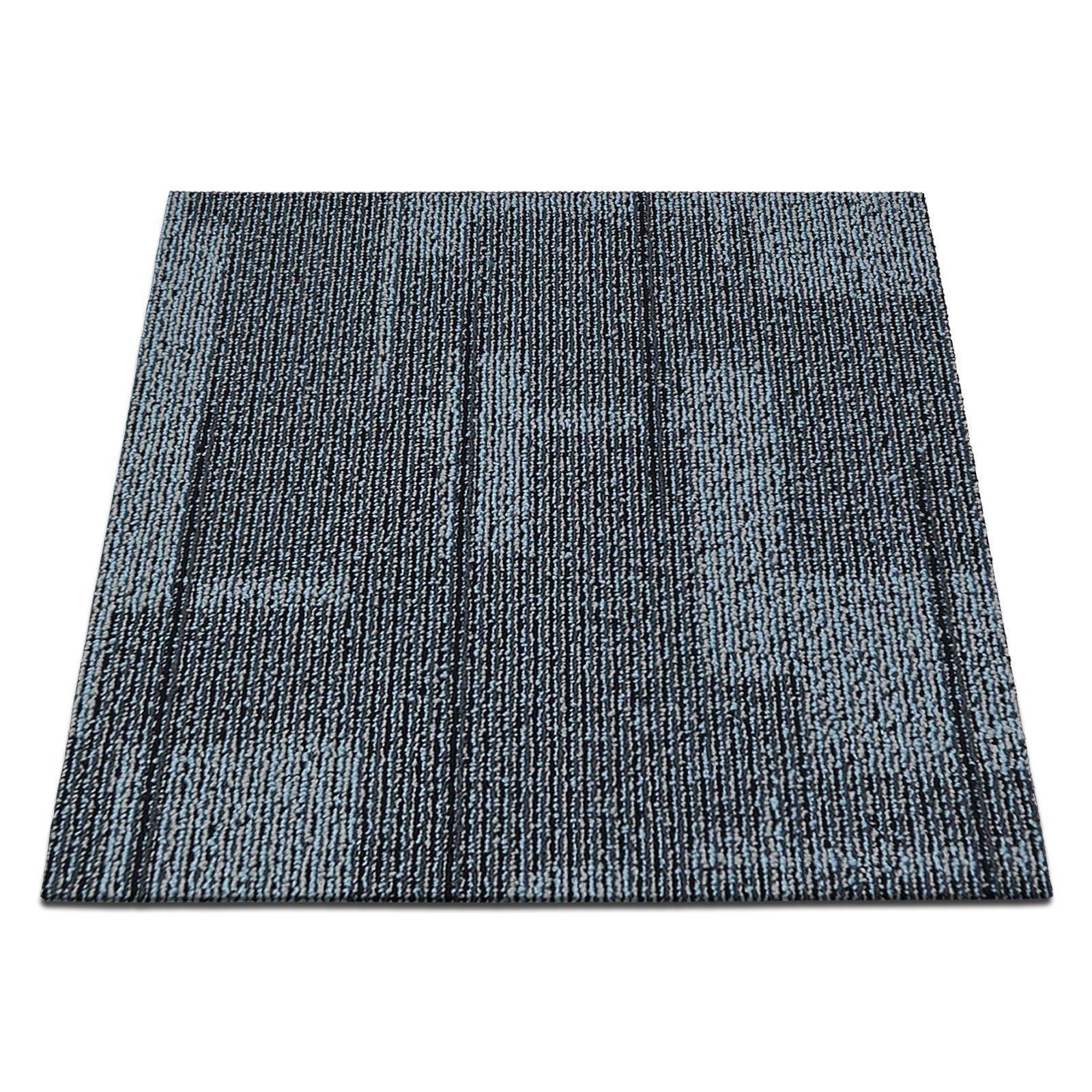 casa pura Teppichfliese Andorra, 50 x 50 cm, Bodenschutzfliese erhältlich in 5 Farben, Fliese, Quadratisch, Höhe: 6 mm, Selbstliegend