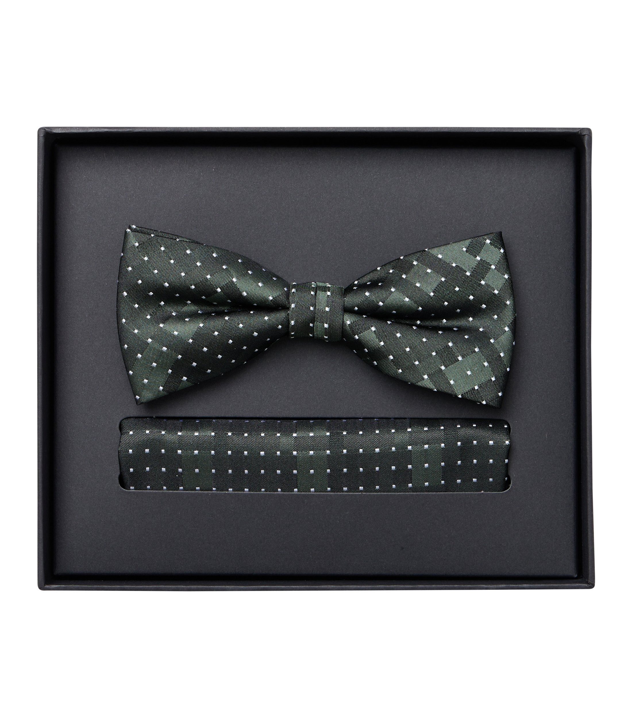 VENTI Fliege VENTI Set aus Fliege und Einstecktuch gemustert