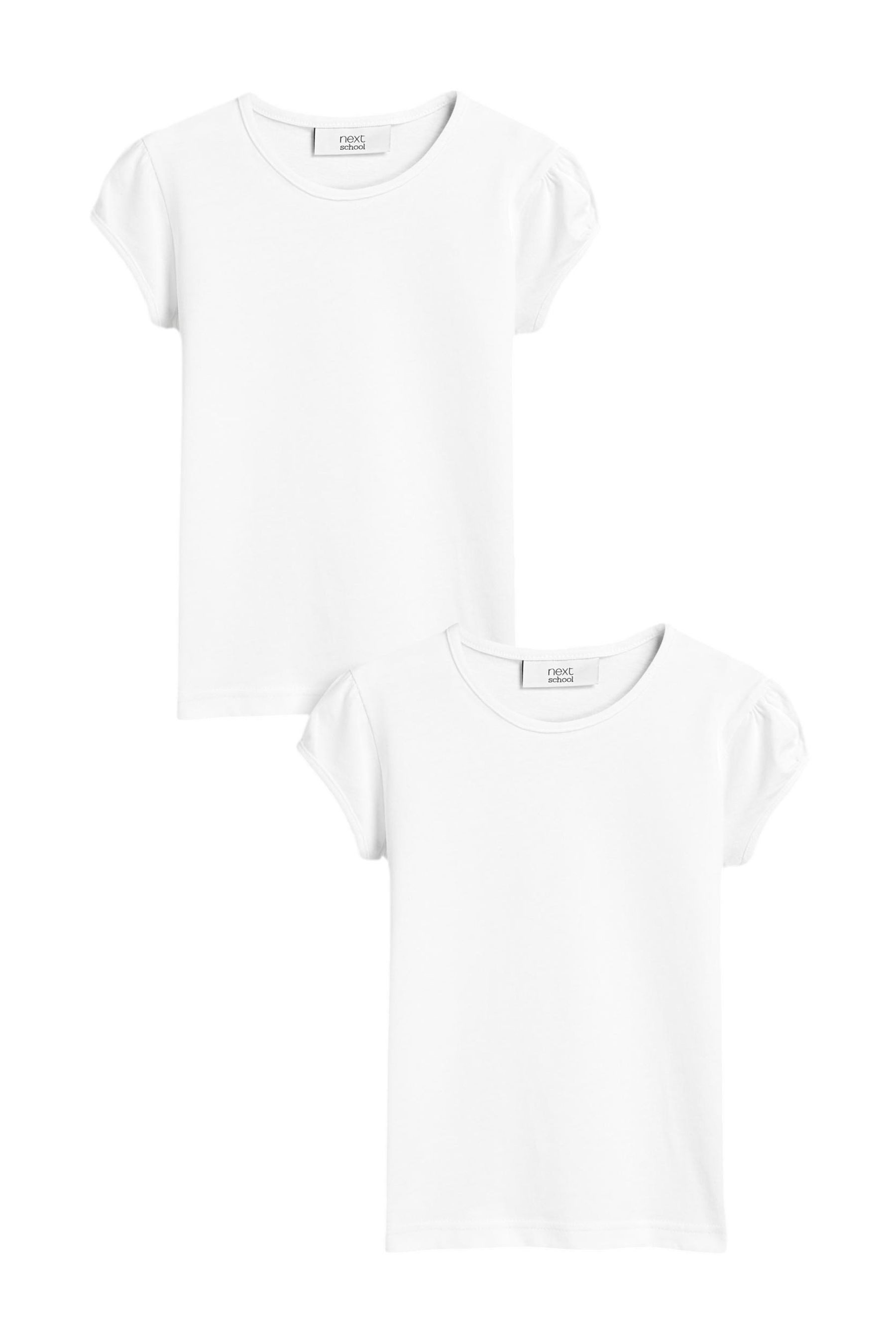 T-Shirt T-Shirts mit Puffärmeln, 2er-Pack
