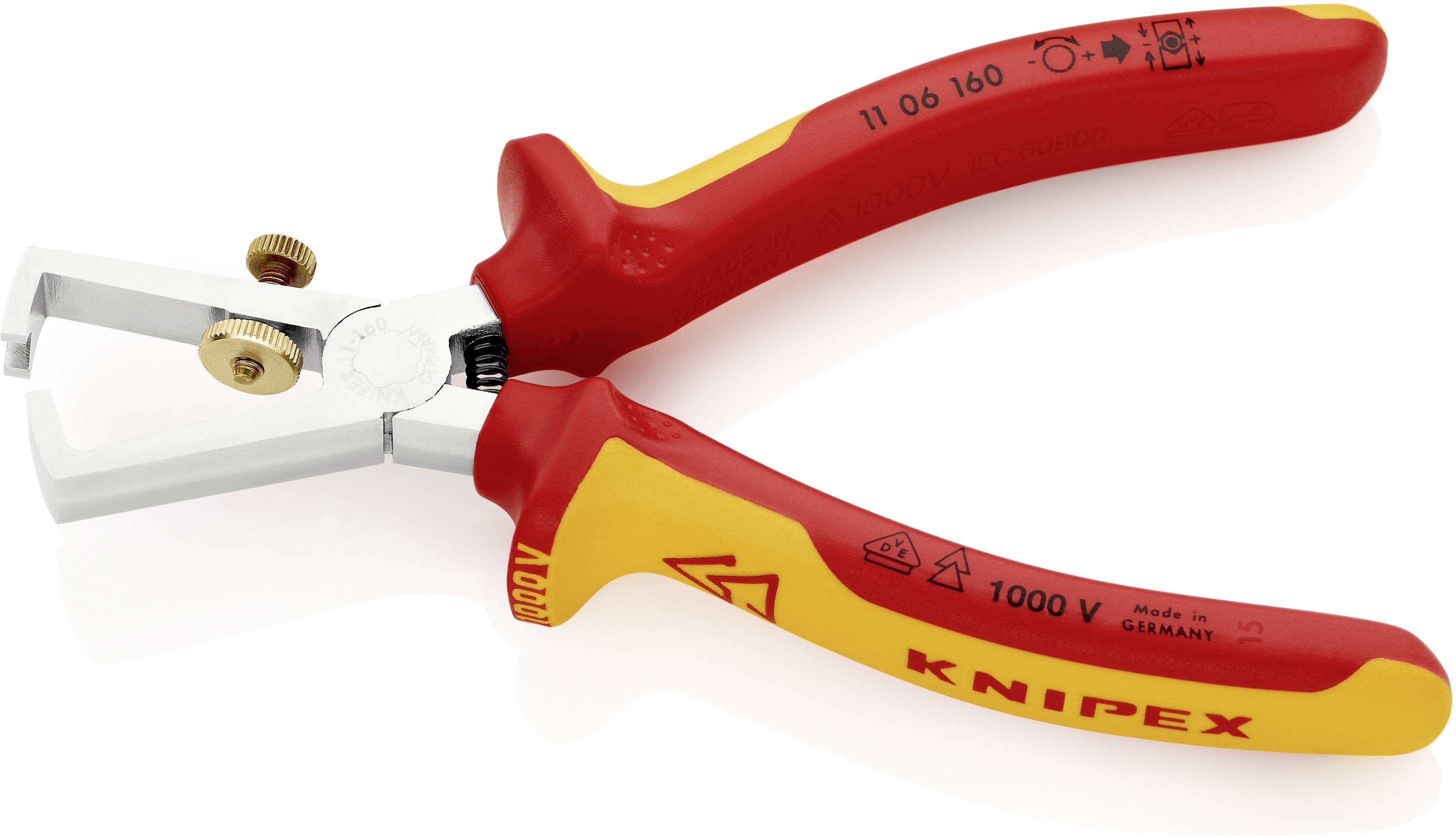 Knipex Maulschlüssel »Knipex 11 06 160 SB Abisolierzange 160 mm« online  kaufen | OTTO