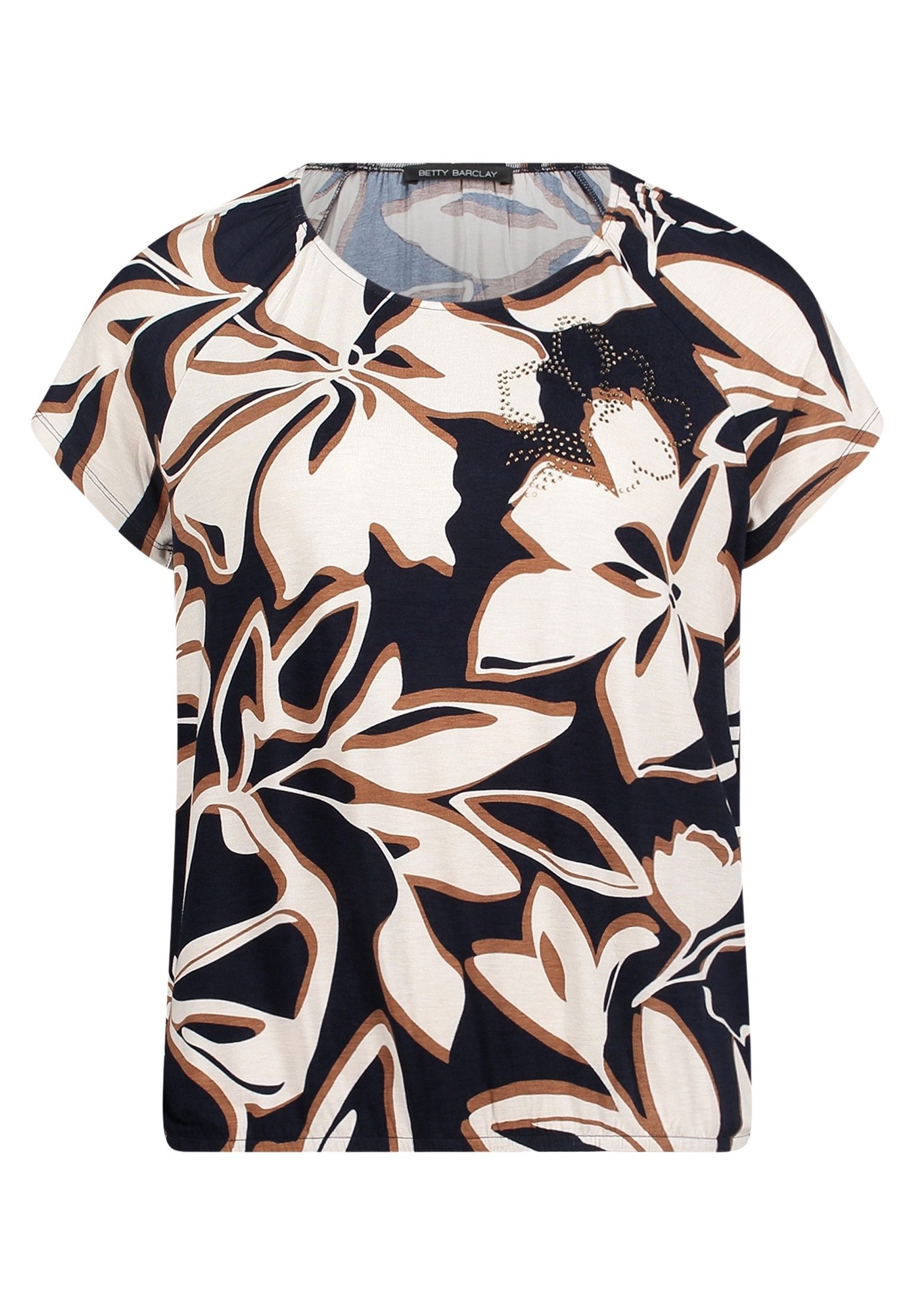 Betty Barclay Kurzarmshirt Damen mit Gummizug (1-tlg)