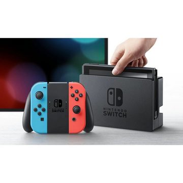 Nintendo Switch Konsole Neon-Rot / Neon-Blau, + 2 Joy Con Controller