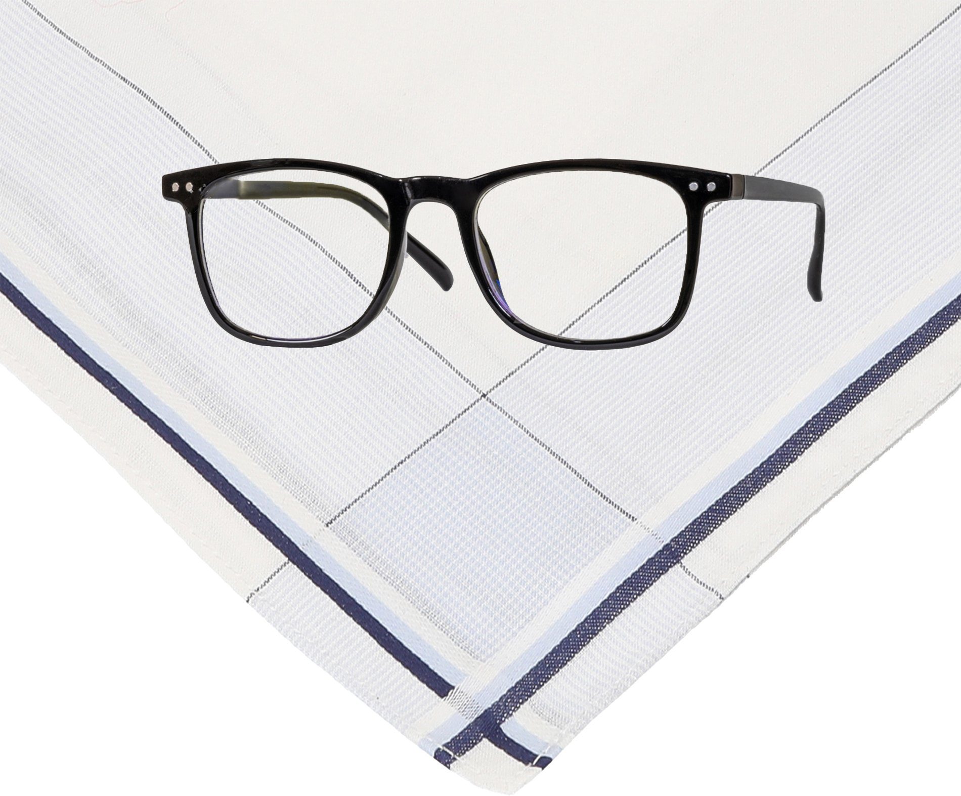 Betz Taschentuch Herren Stoff Taschentücher Set Lord 1 Größe 40x40 cm L Dessin 59, (Dessin 59, 6-St. Set), 100% Baumwolle