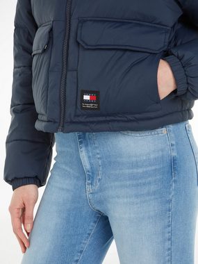 Tommy Jeans Kurzmantel TJW BACK LOGO PUFFER mit Logopatch