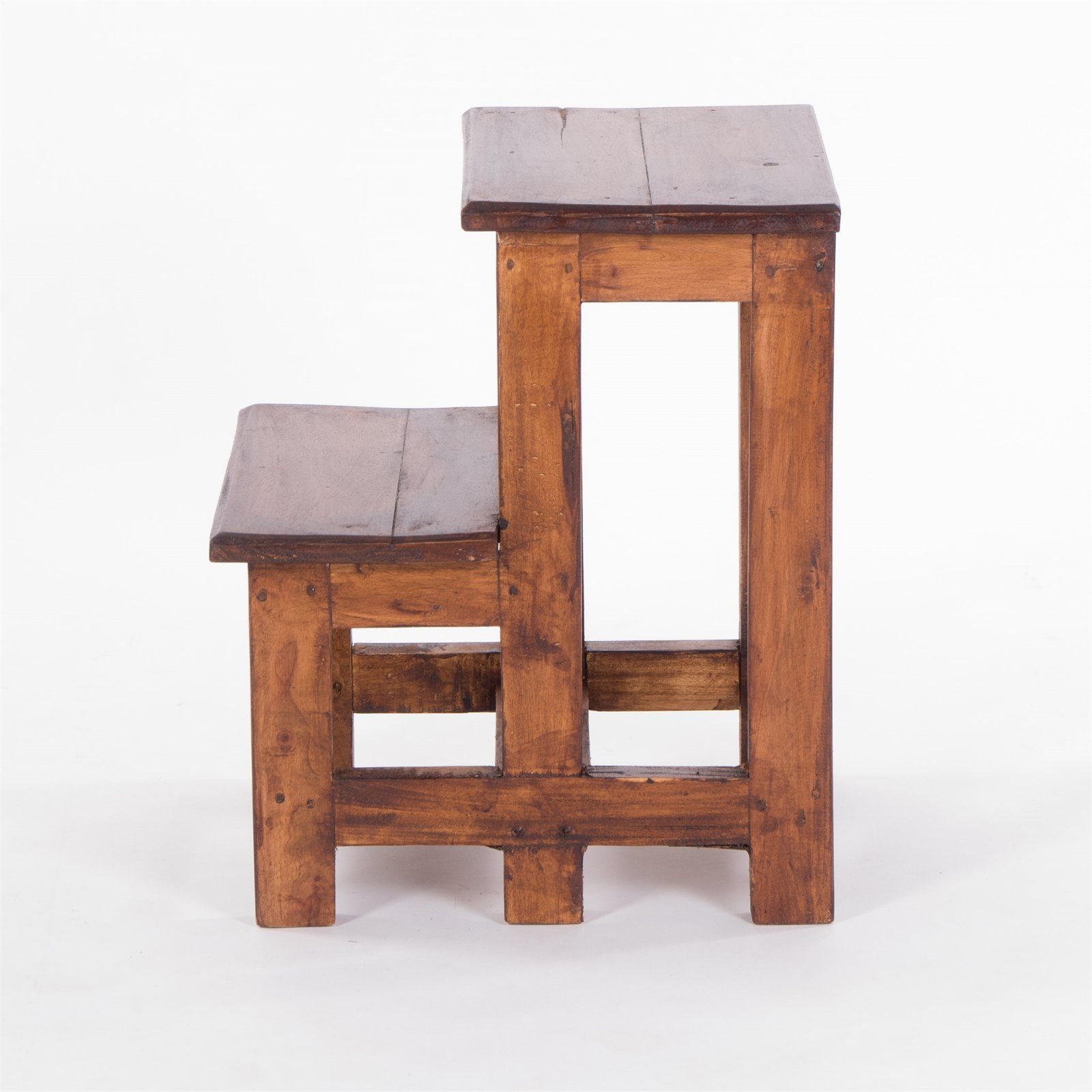 DESIGN DELIGHTS Hocker TRITTLEITER STEP, Recyclingholz, 46x37cm (HxB), natü günstig online kaufen