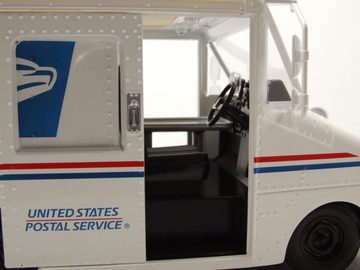 GREENLIGHT collectibles Modellauto United States Postal Service USPS LLV Postauto weiß Modellauto 1:18, Maßstab 1:18