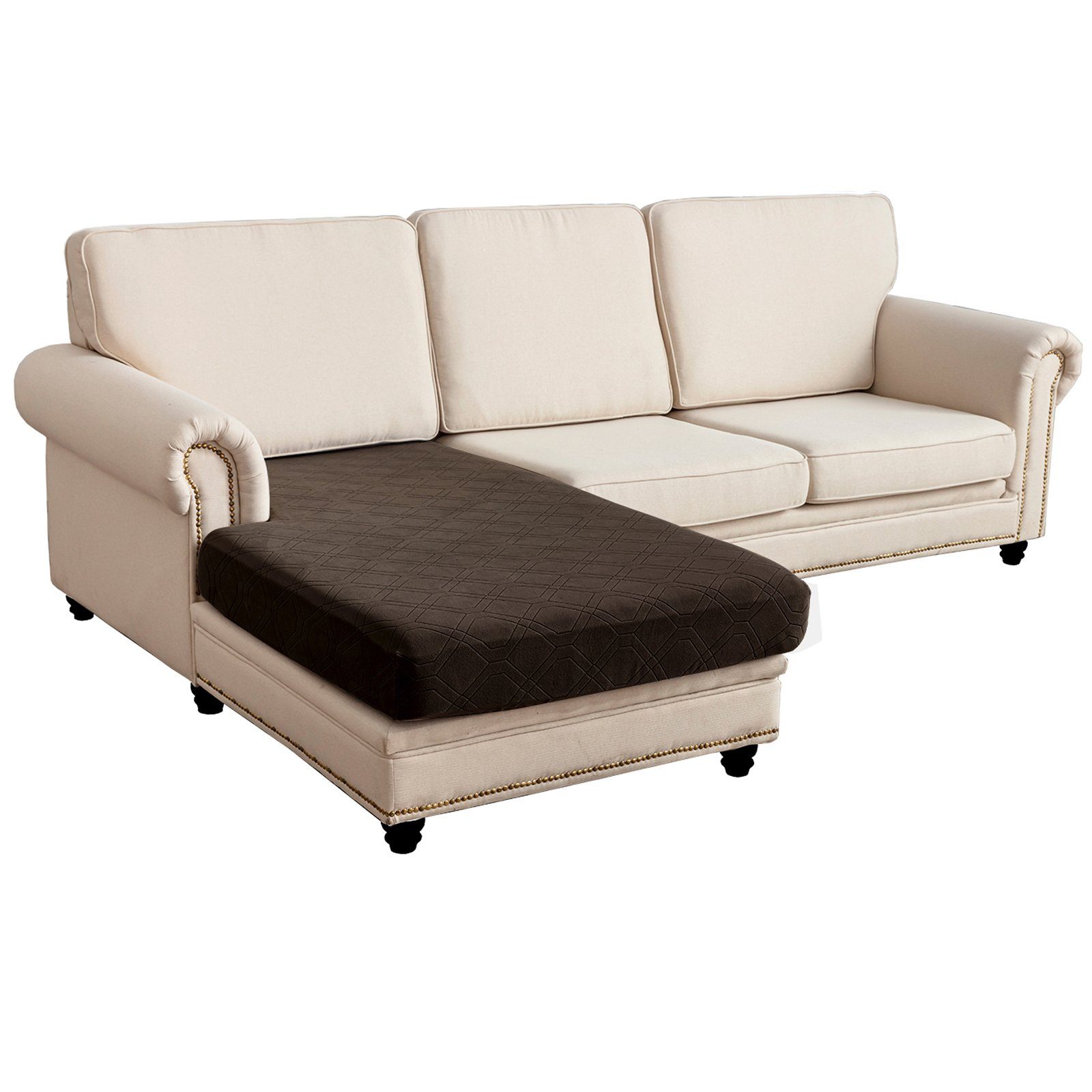 Sunicol Sofabezug L Form, Jacquard Ecksofa günstig online kaufen