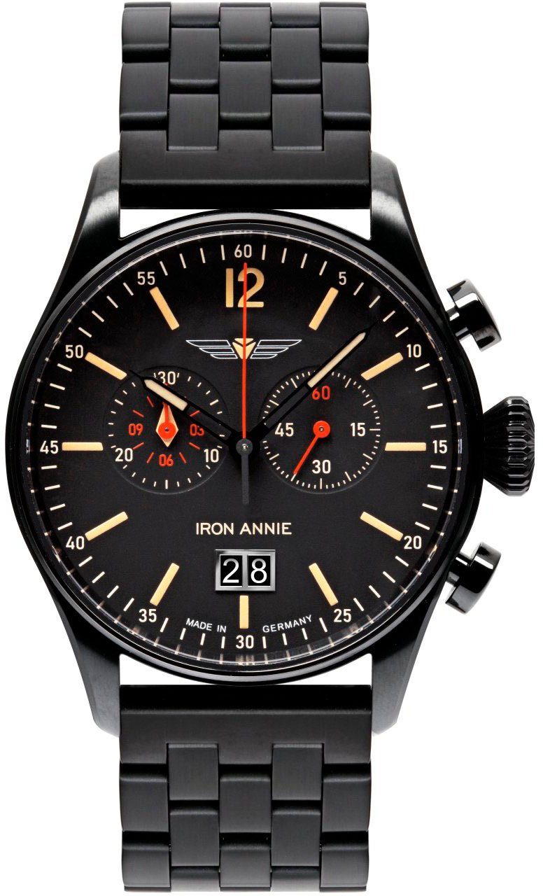 Herren Uhren IRON ANNIE Chronograph Flight Control, 5184M-2