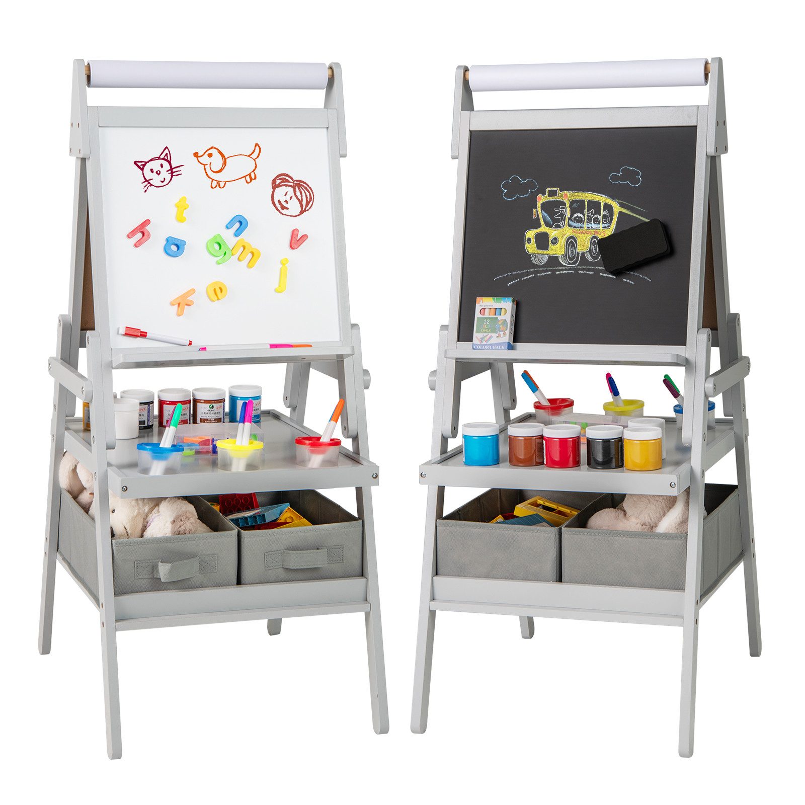 COSTWAY Standtafel, 3 in 1 Kinder günstig online kaufen
