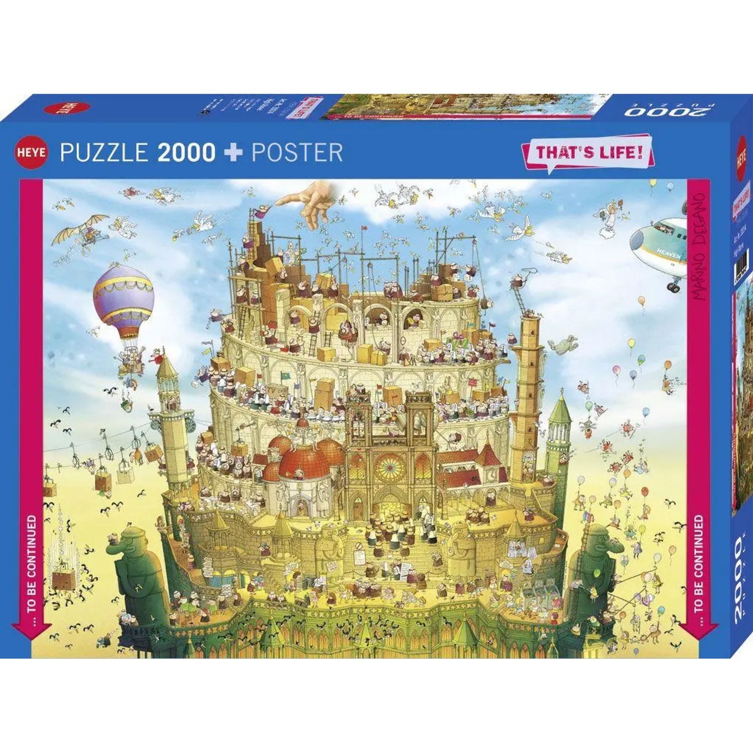 HEYE Puzzle High Above - Puzzle 2000 Teile, 2000 Puzzleteile