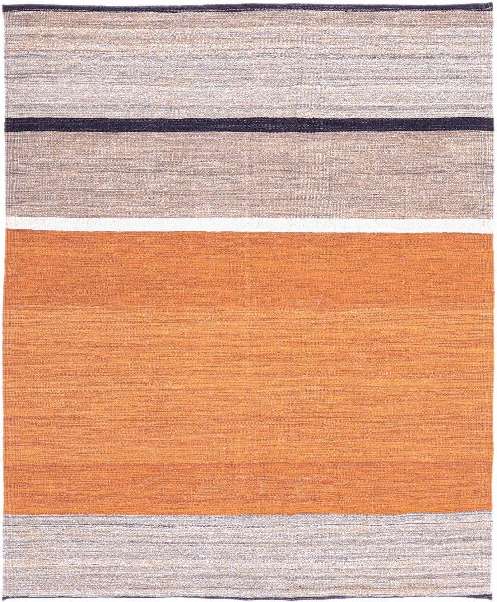 Orientteppich Kelim Afghan Design 157x189 Handgewebter Orientteppich, Nain Trading, rechteckig, Höhe: 3 mm