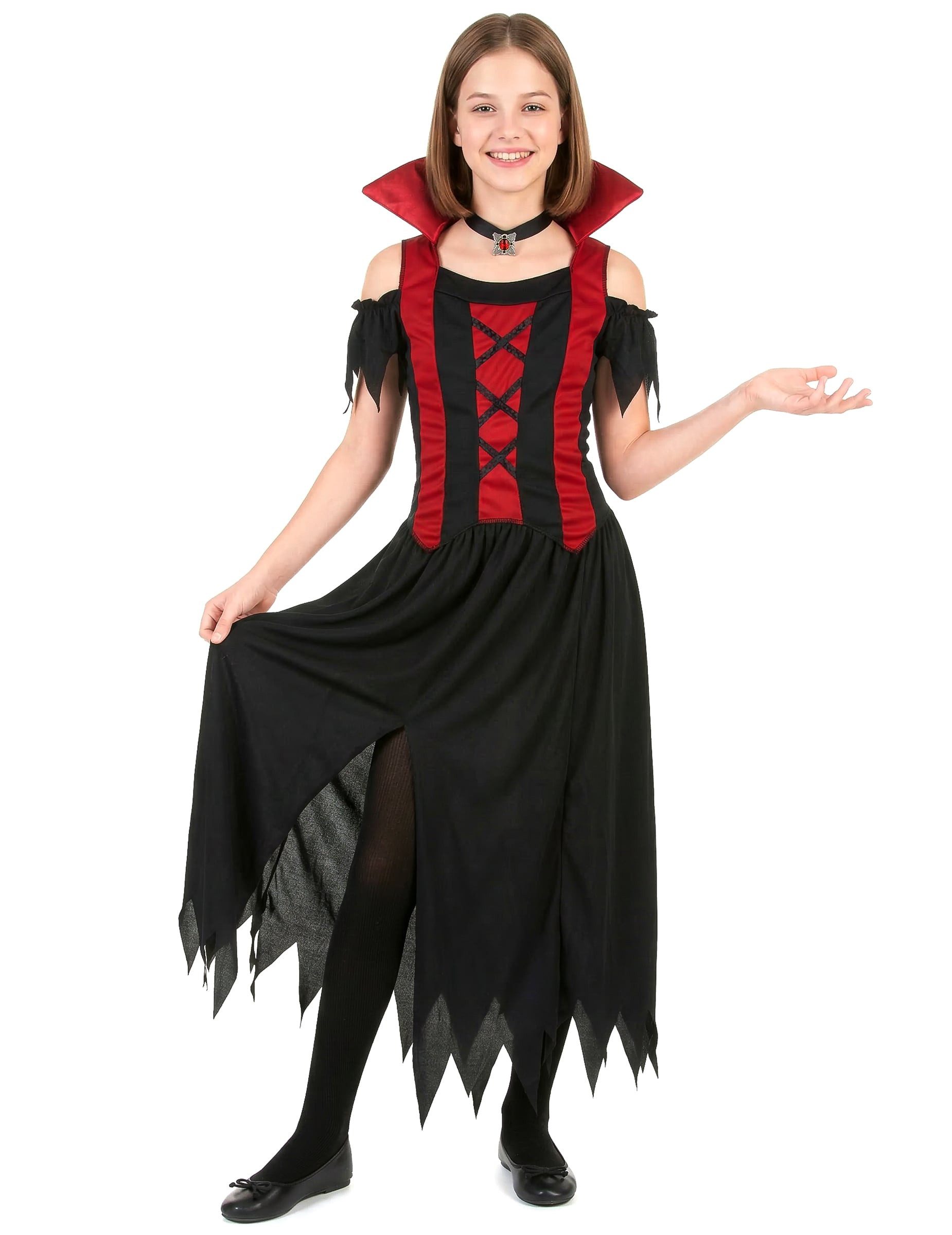 Kostüm Vampirin Halloween-Kinderkostüm