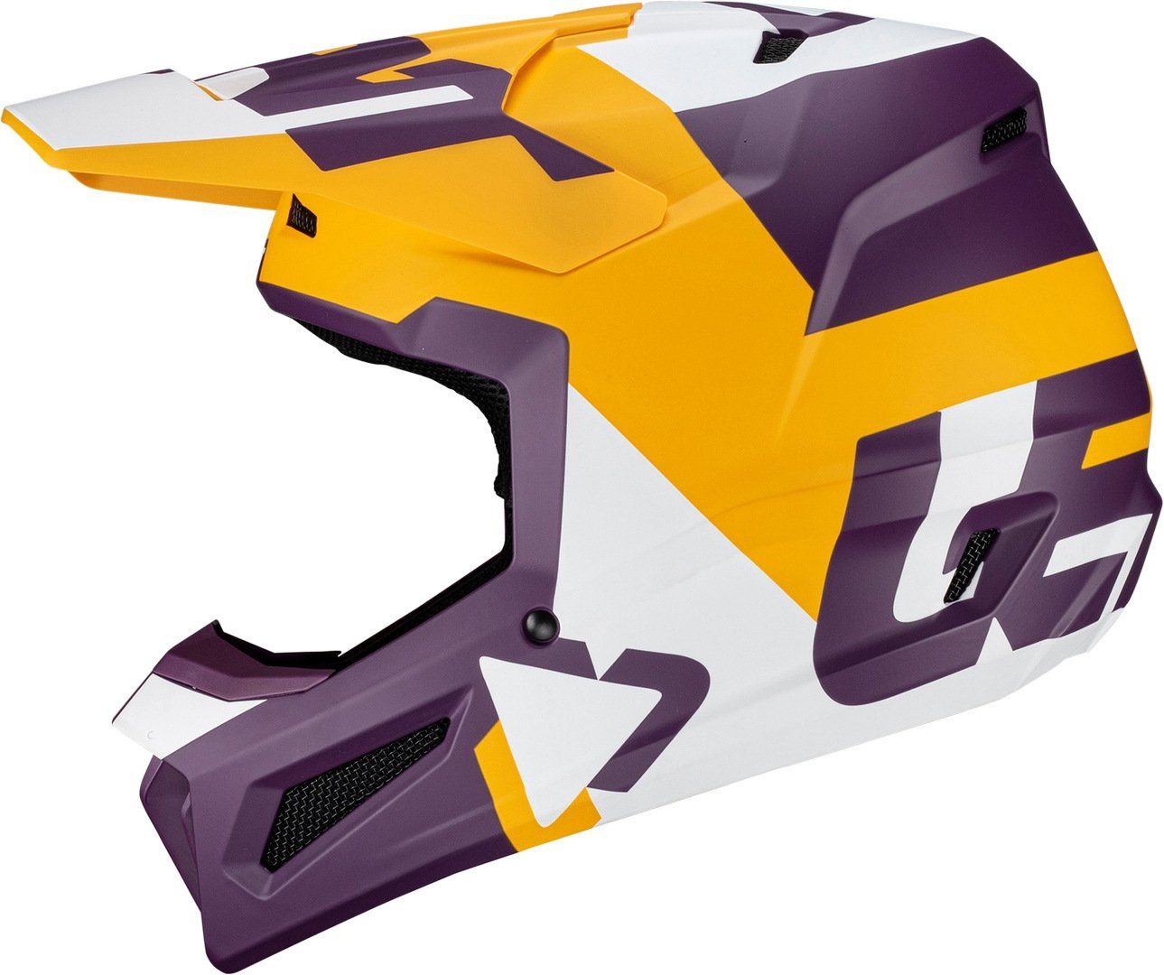 Leatt Motocrosshelm 2.5 Tricolor Motocross Helm, Atmungsaktiv, ECE 22.06