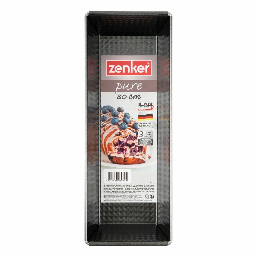 Zenker Backform Pure Königskuchenform 30 cm