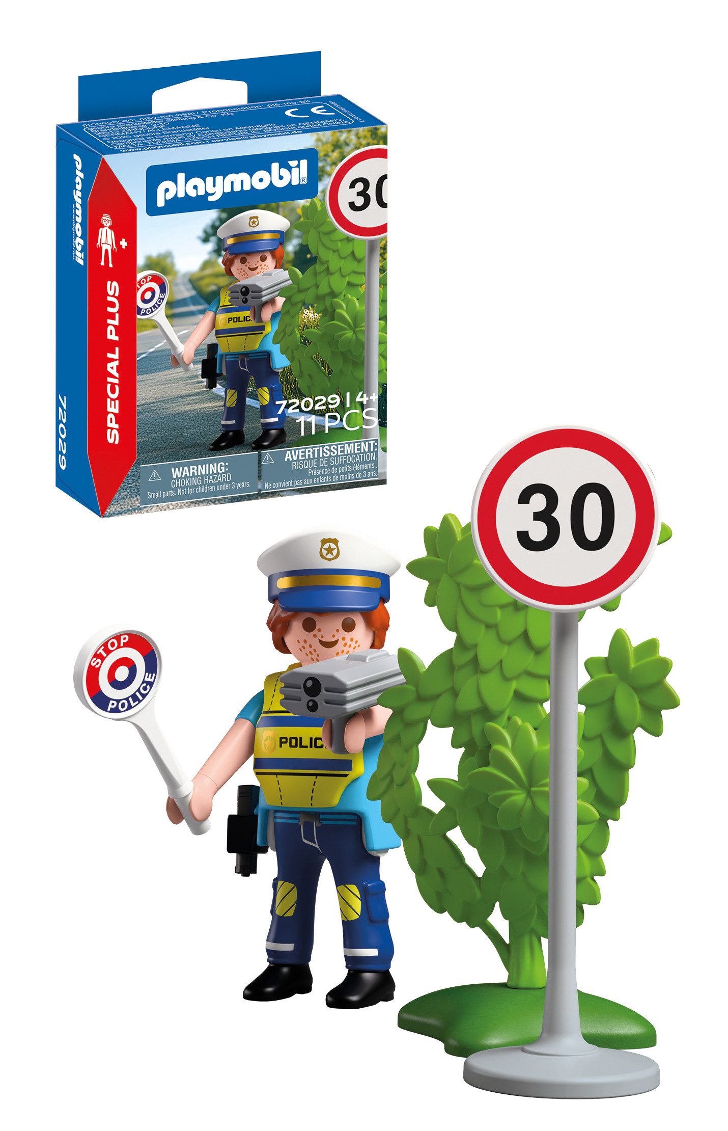 Playmobil® Special Plus Polizist mit Radar (72029), Life Konstruktions-Spielset, (11 St)