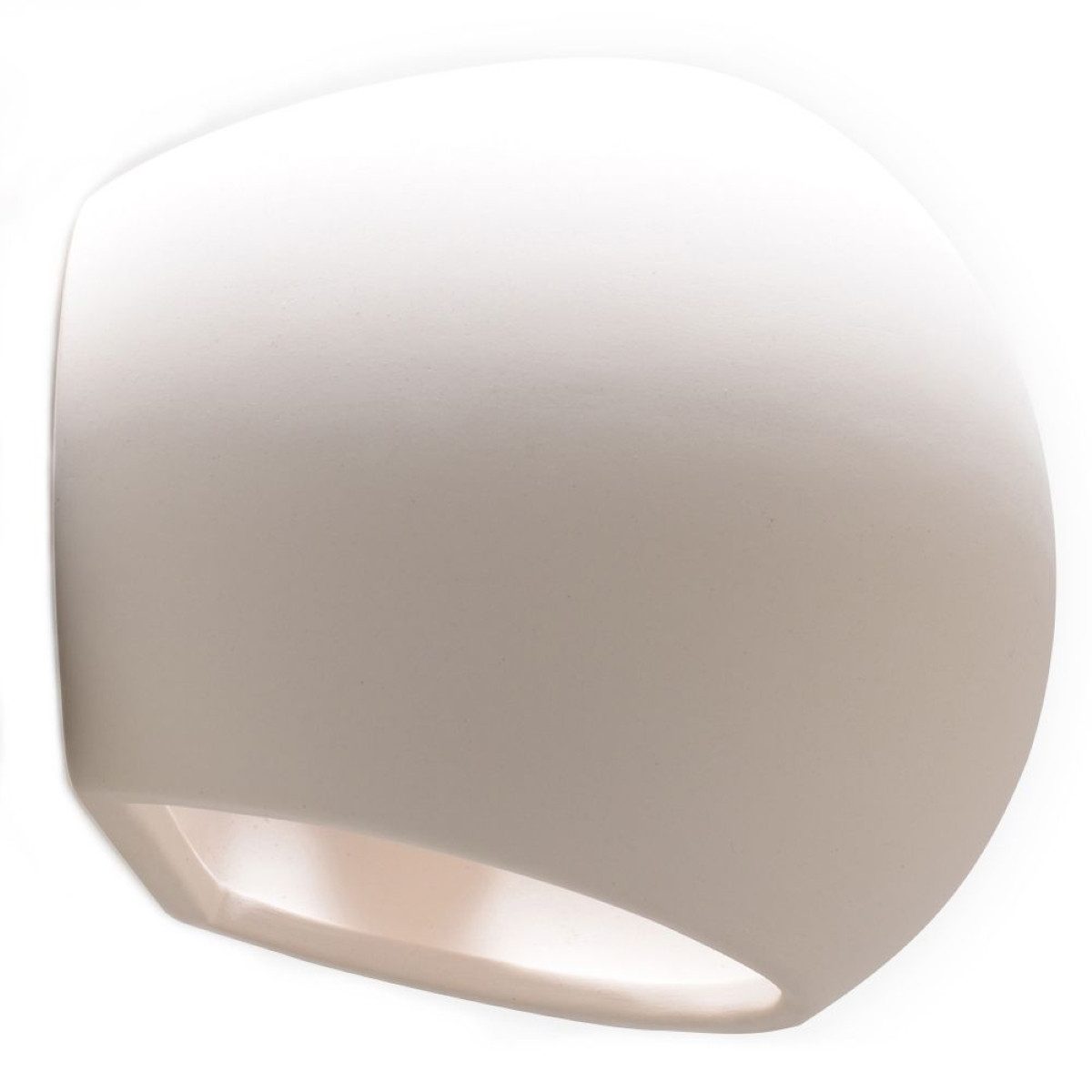 SOLLUX lighting Wandleuchte Wandleuchte Keramik Globe, Nicht enthalten