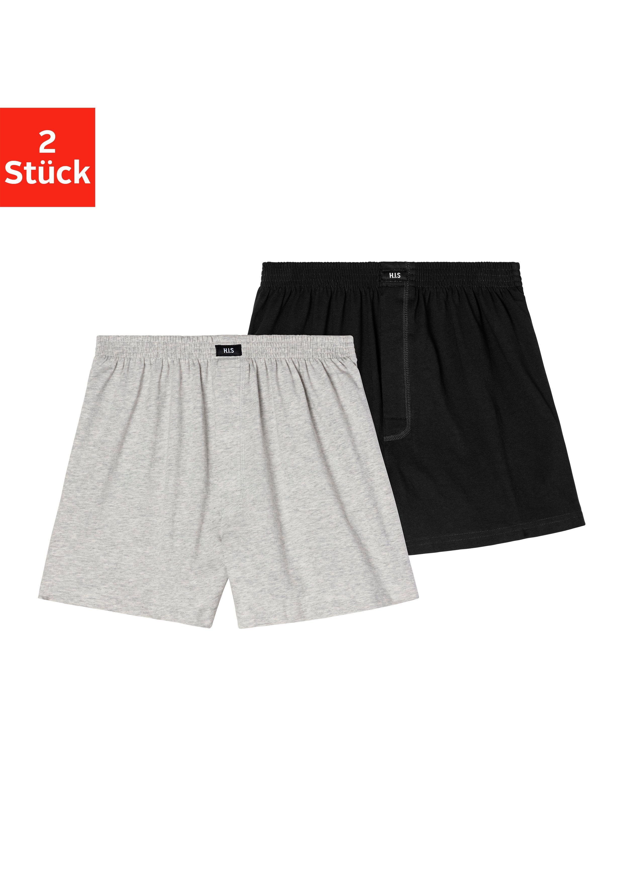 H.I.S Weiter Boxer Packung, 2 Stk. tlg., aus weicher Single Jersey Ware günstig online kaufen