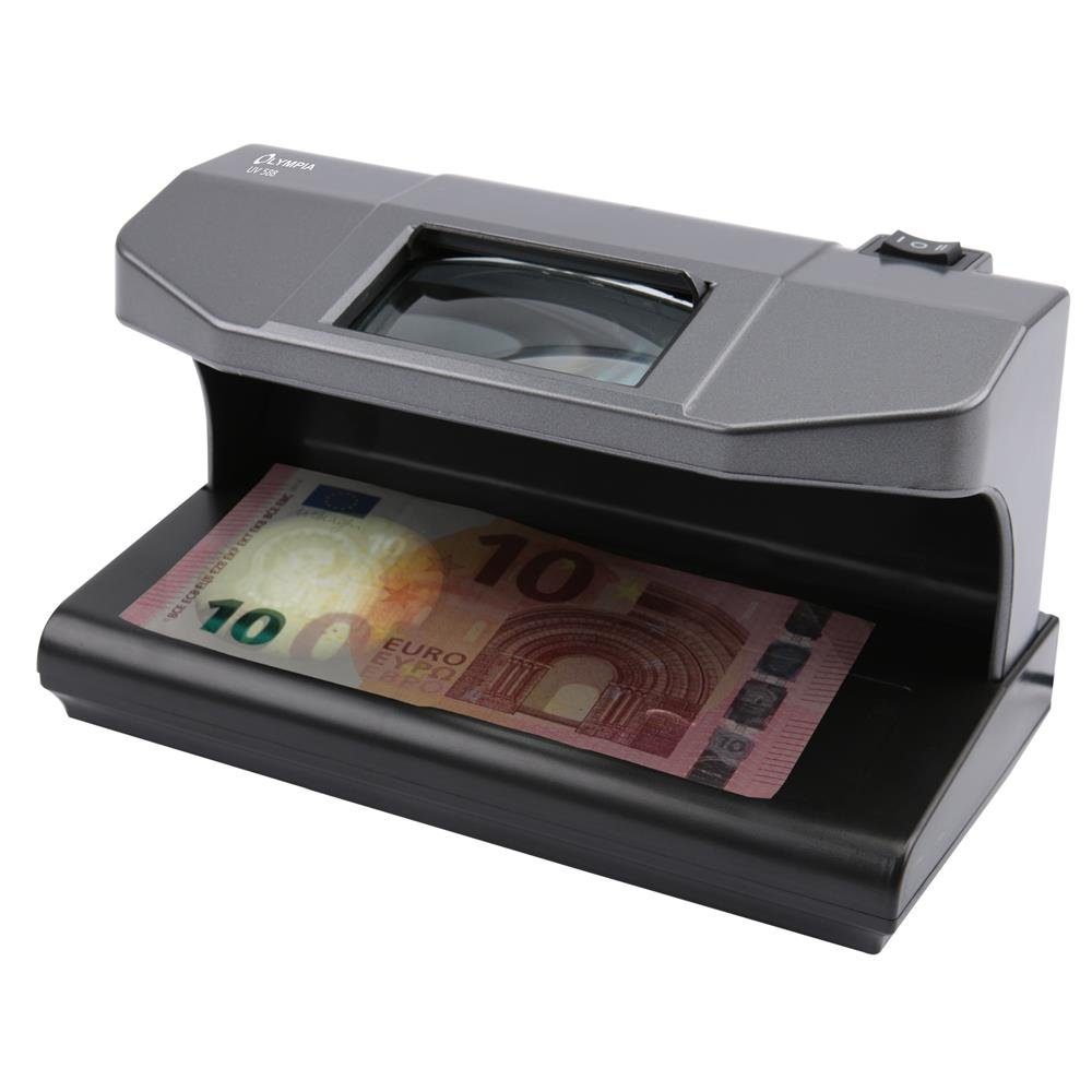 OLYMPIA OFFICE Geldscheinprüfgerät UV 588, mit Magnetsensor und Wasserzeichentest