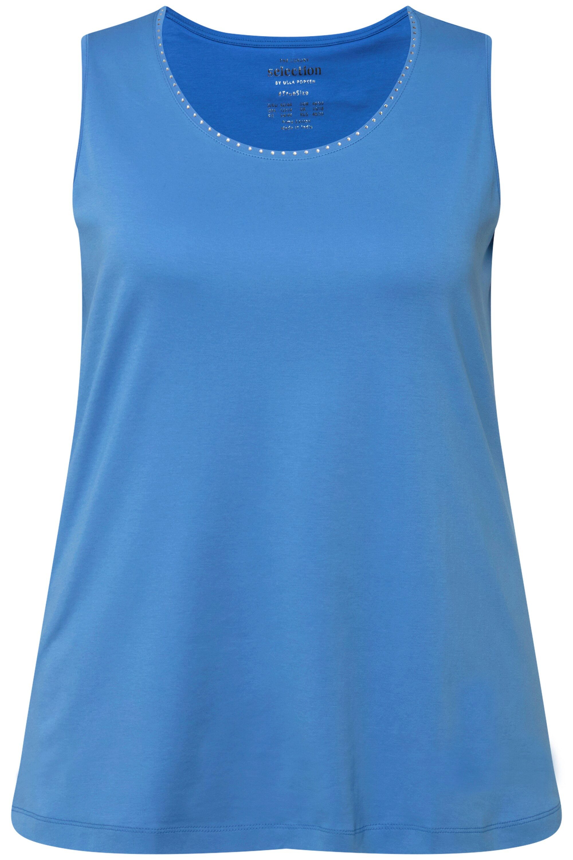 Ulla Popken Longtop Pima Cotton-Top A-Linie günstig online kaufen