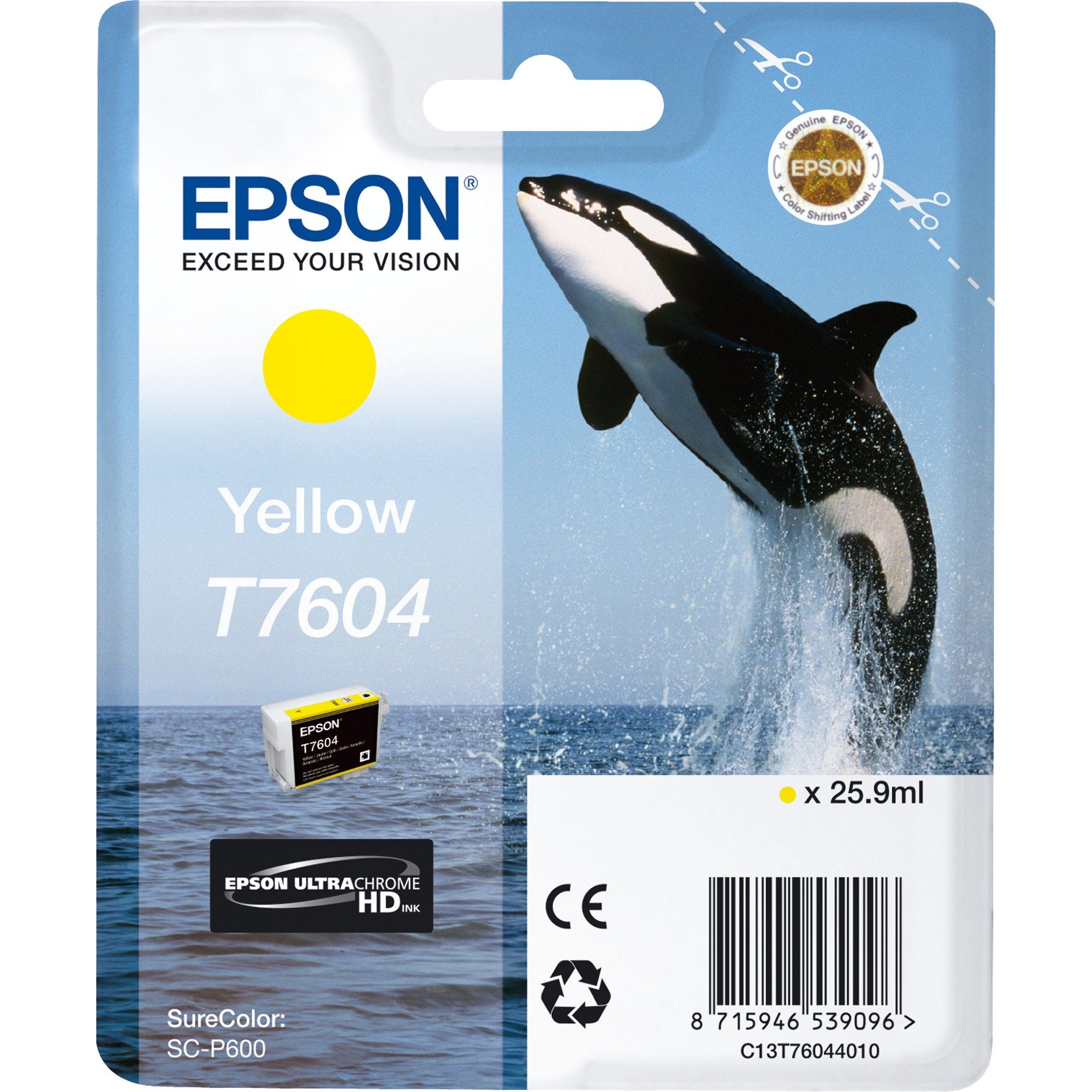 gelb Tinte Epson Tintenpatrone C13T76044010 Epson
