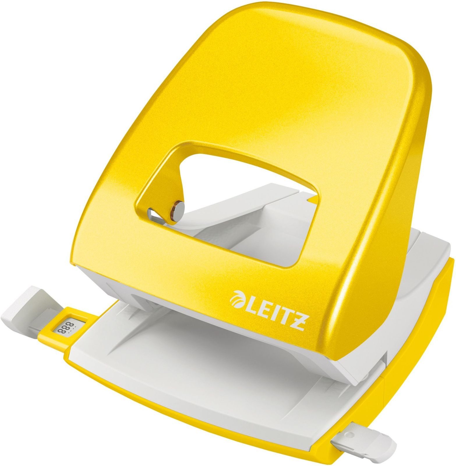 LEITZ Locher Bürolocher NeXXt Wow Metall 30 Blatt gelb (30 Stück)