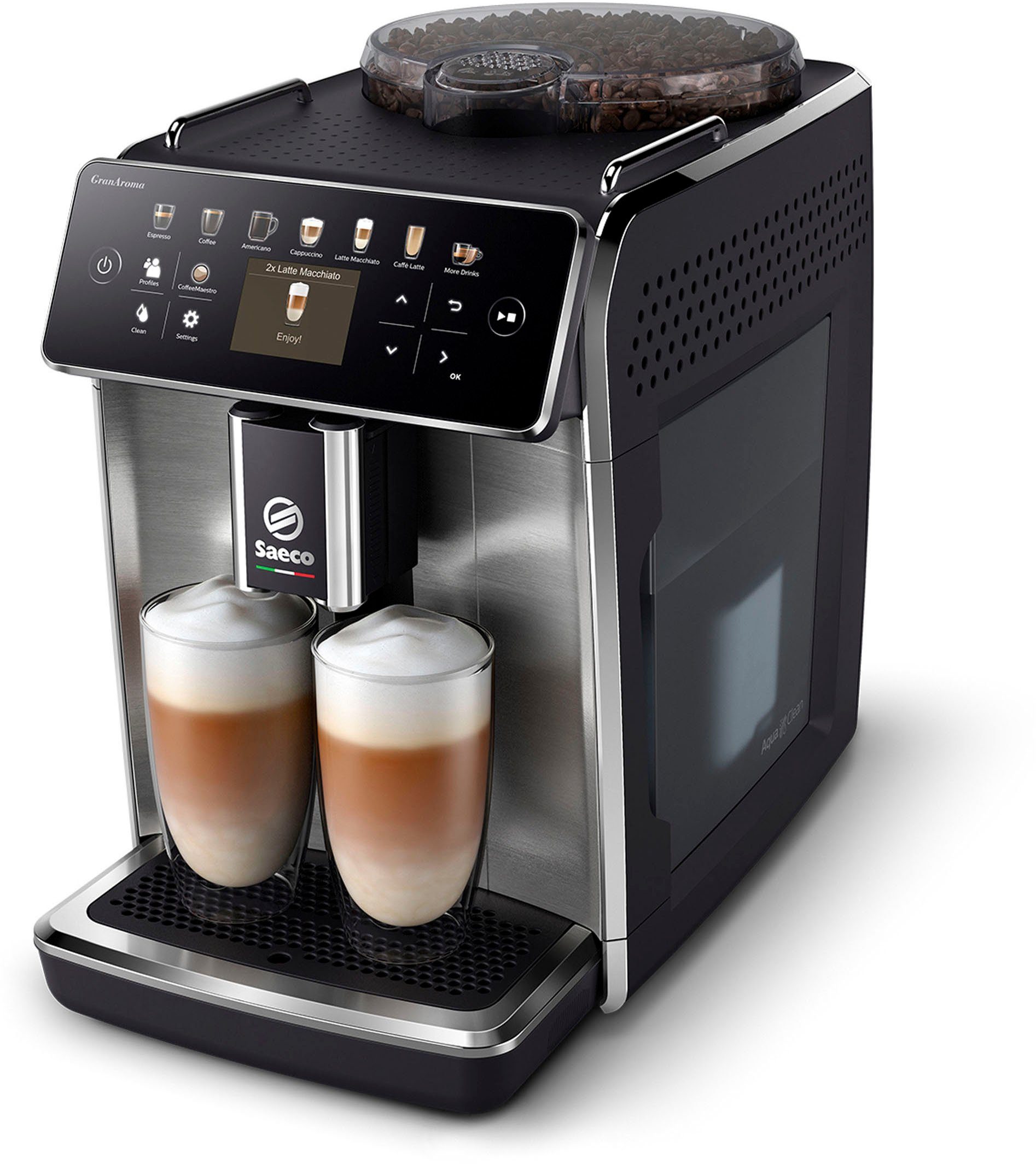 individuelle Kaffeevollautomat Saeco Kaffeespezialitäten CoffeeMaestro, Personalisierung: 16 GranAroma SM6585/00,