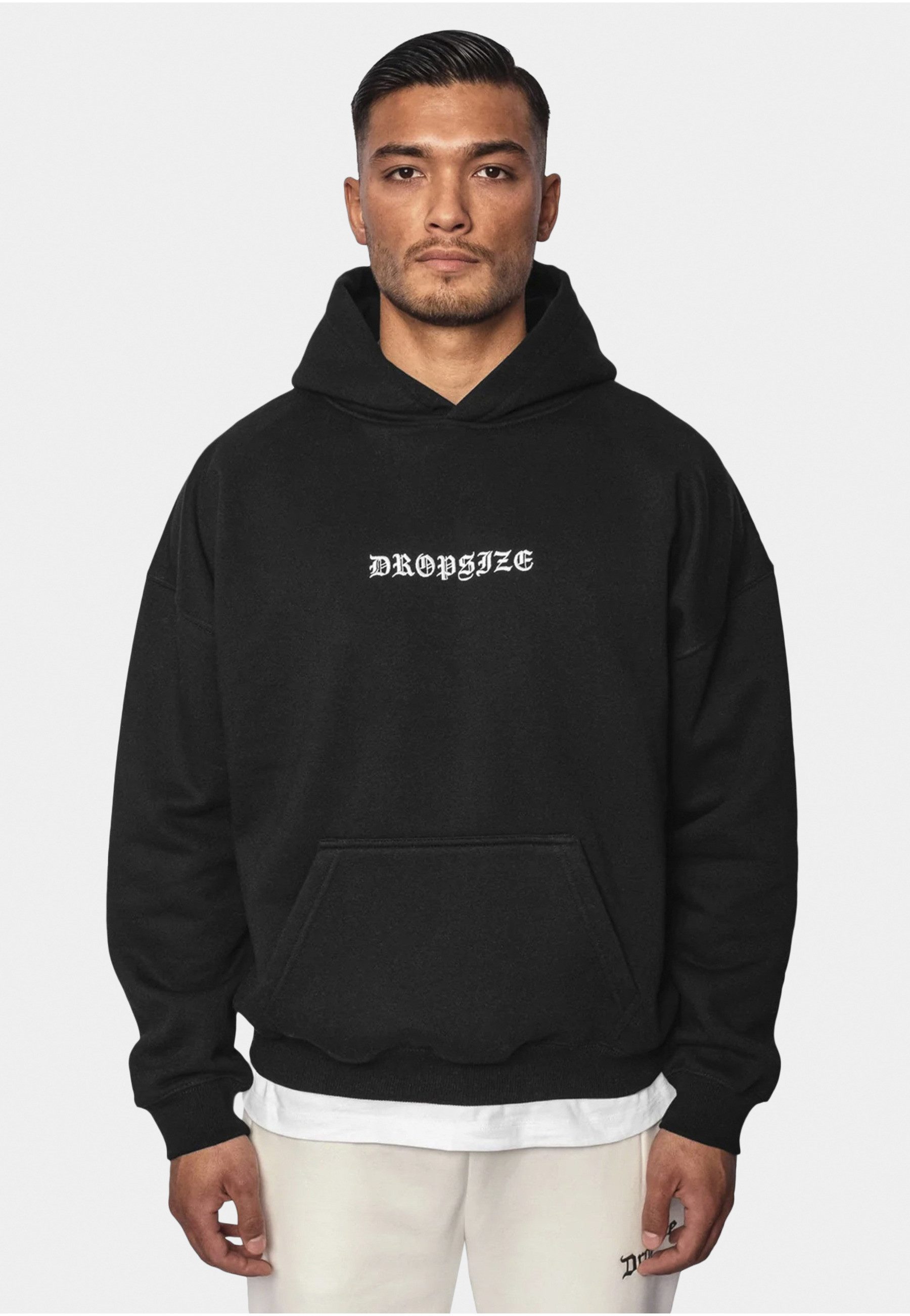 Dropsize Kapuzensweatshirt Dropsize Herren Dropsize Heavy Oversize Crime Hoodie (1-tlg)