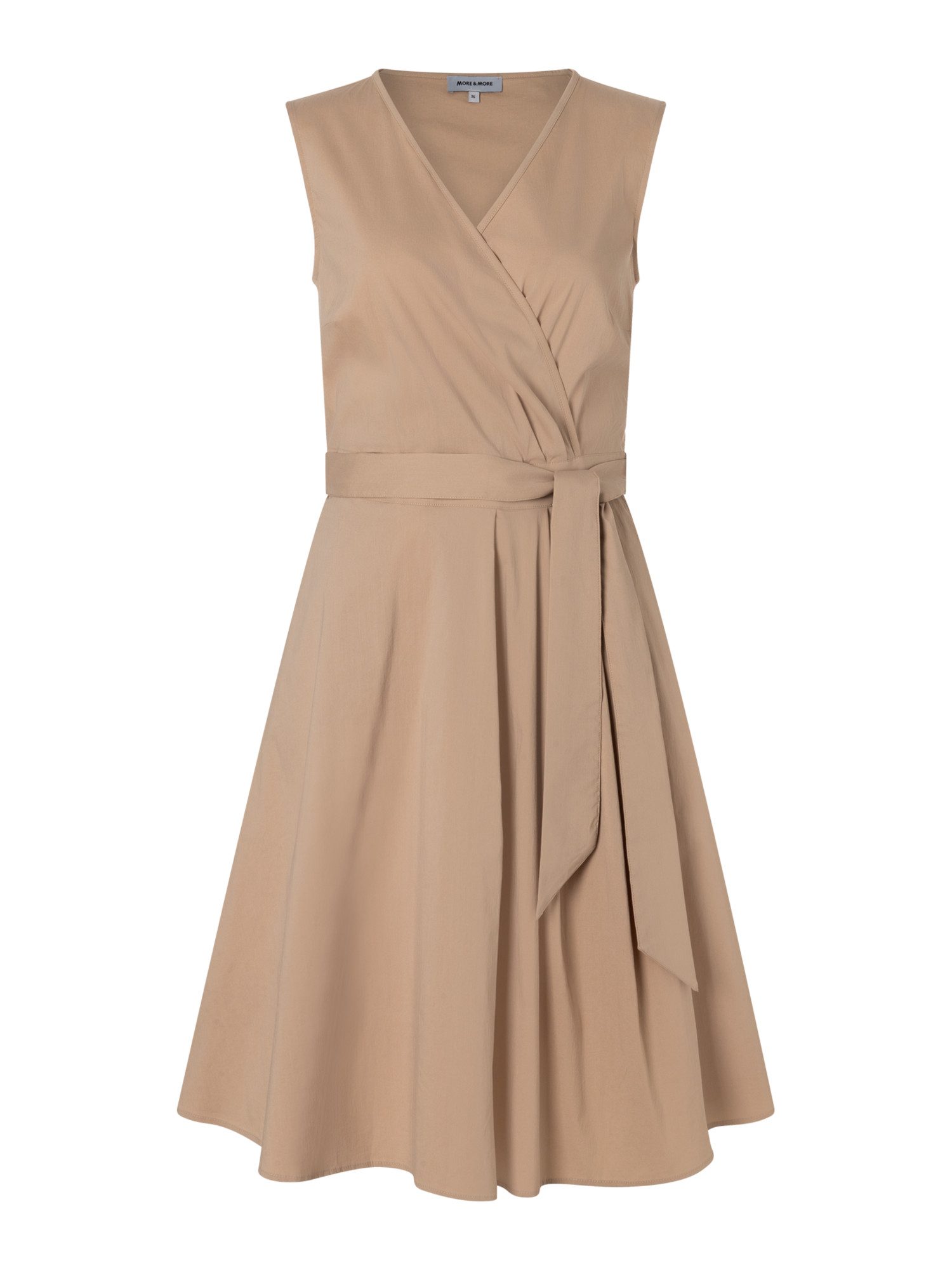 MORE&MORE Blusenkleid raffiniertes Midikleid, Wickeloptik