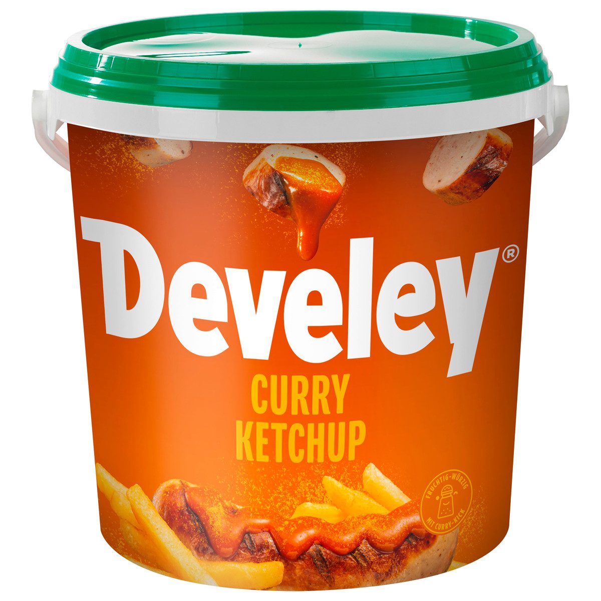 Develey Saucen, Develey Curry Ketchup wuerzig ideal fuer Grossverbraucher 10000g