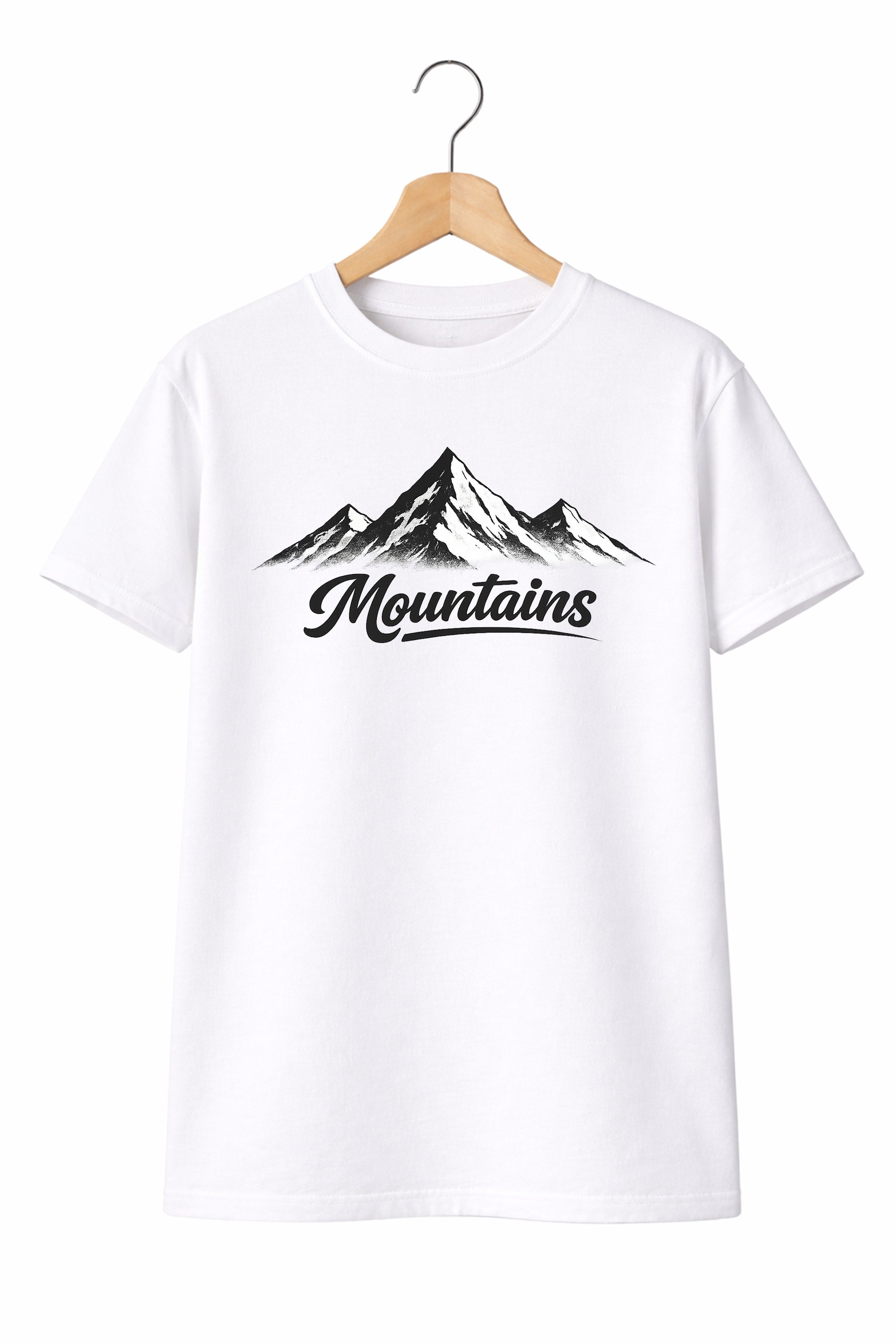 Banco T-Shirt Herren Mountain Print Shirt (Einzelartikel) Hochwertiger Grafik-Print, weiche Haptik, formbeständig – Bild 4 von 5