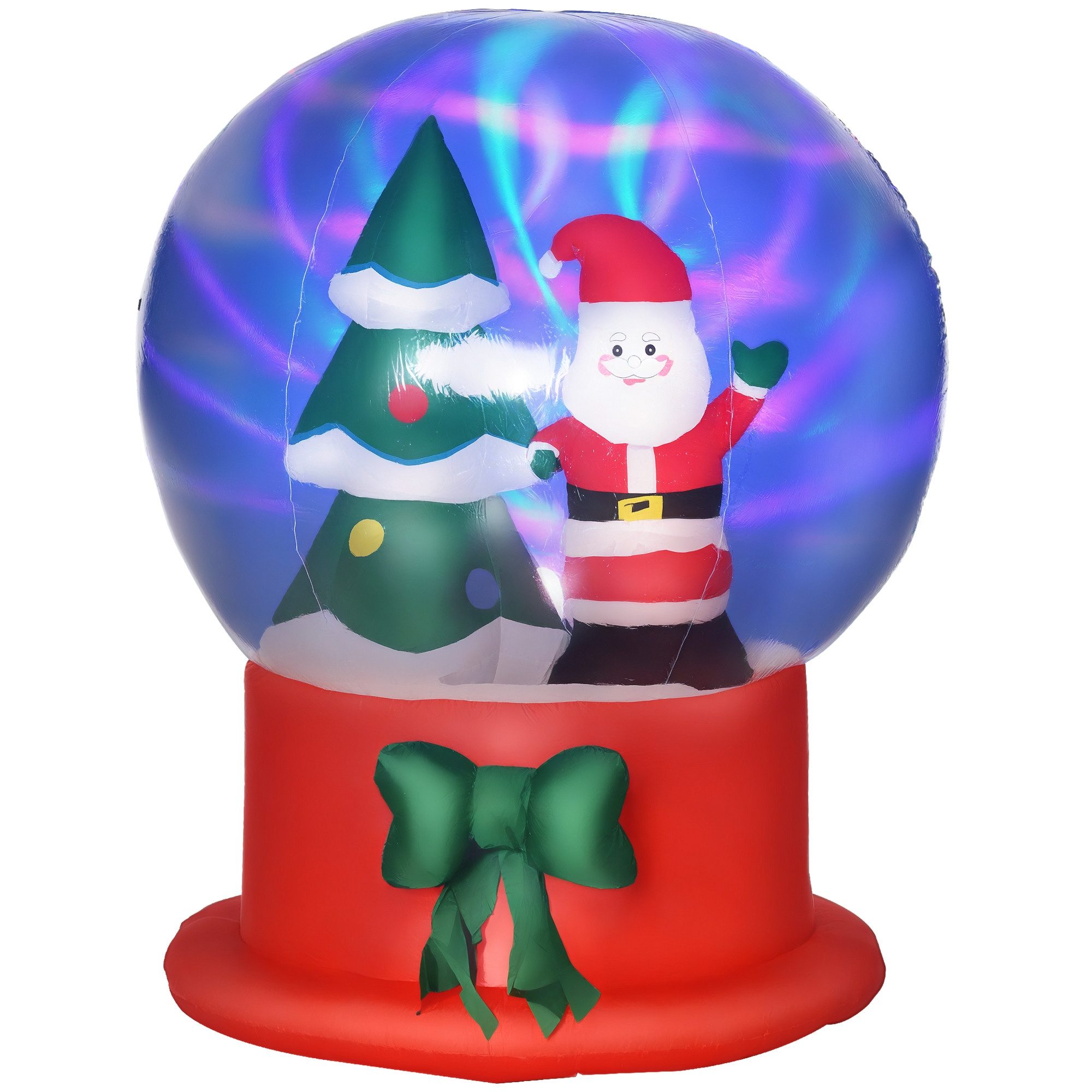 Outsunny Weihnachtsfigur Aufblasbare Weihnachtsdekoration 110 cm x 110 cm x günstig online kaufen