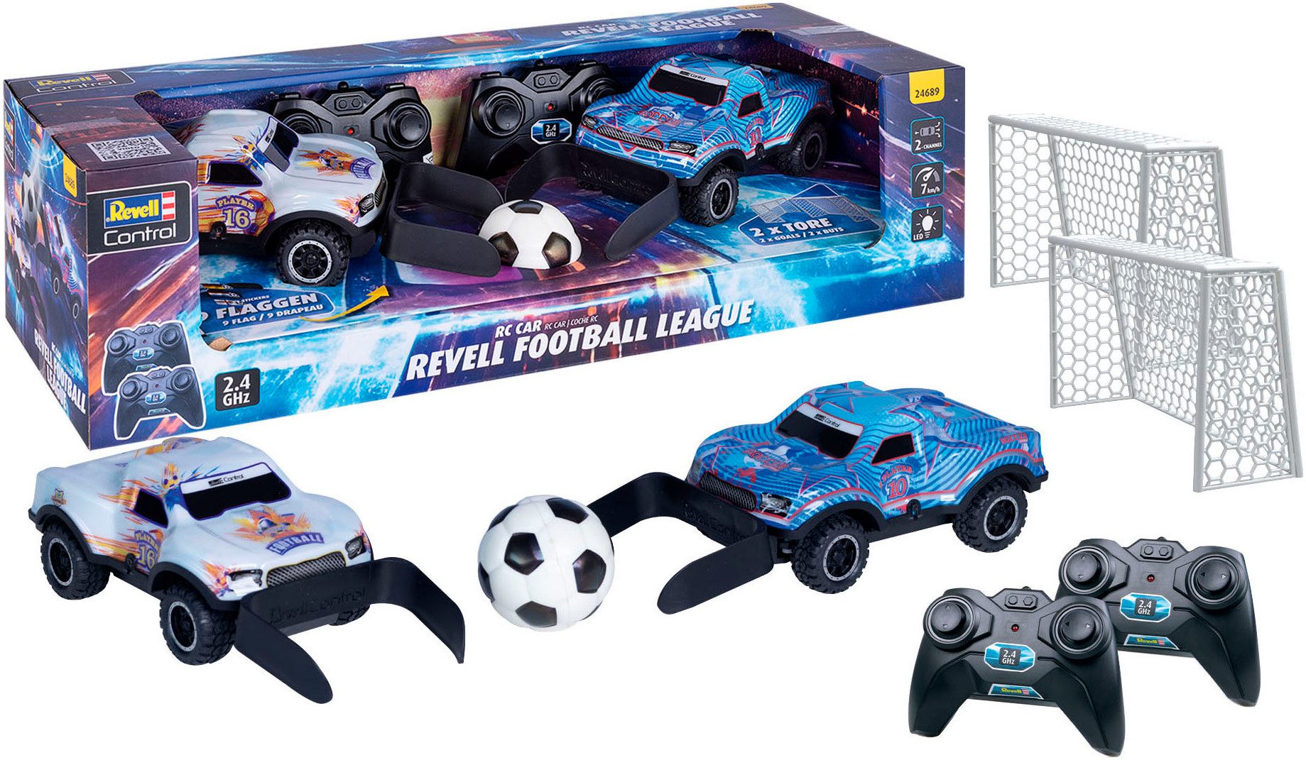 Revell® RC-Auto Revell® control, Football League, 2,4 GHz, mit LED-Licht
