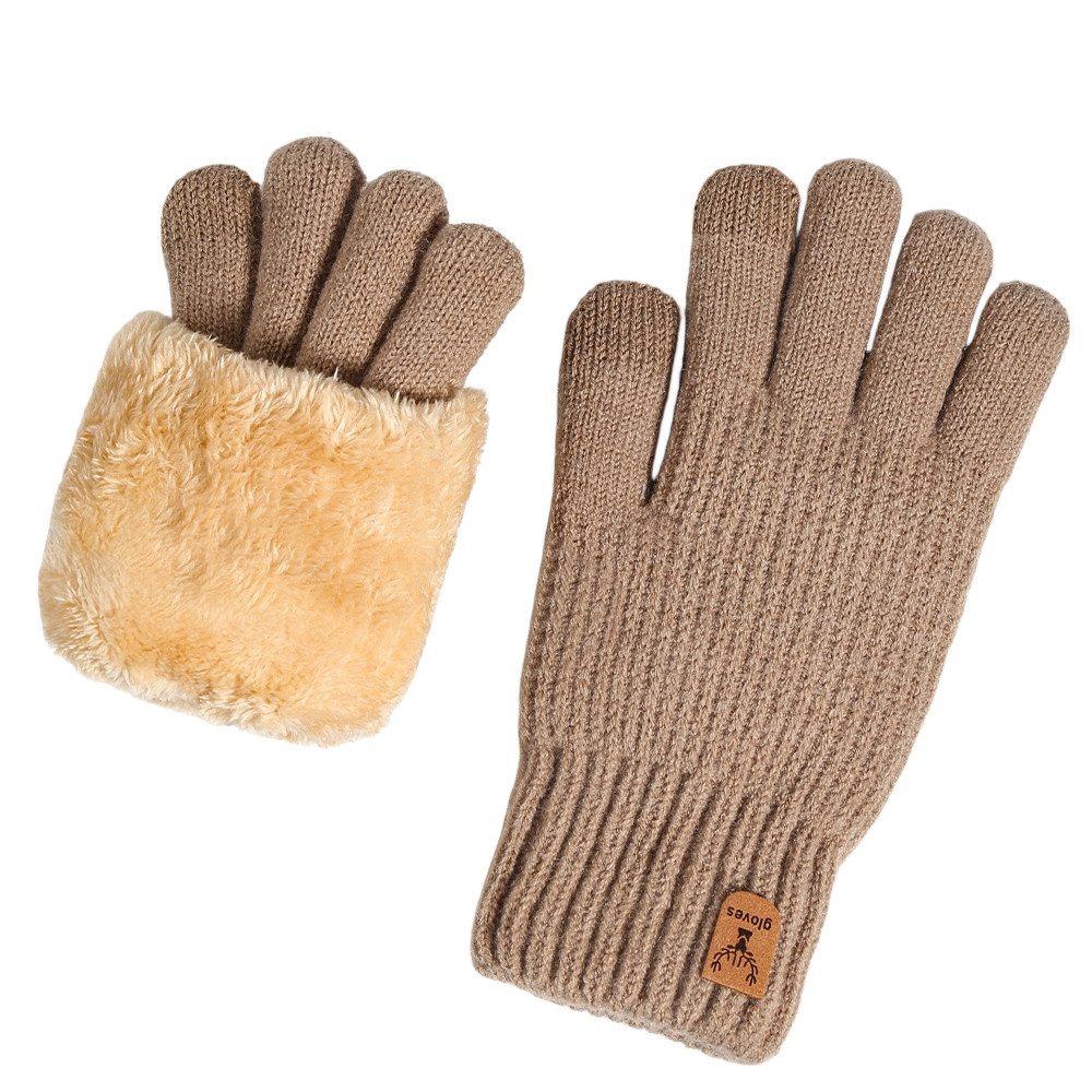 Coonoor Strickhandschuhe Touchscreen Warme Strickhandschuhe Thermohandschuhe Outdoor Winter Geschenke für Herren und Damen