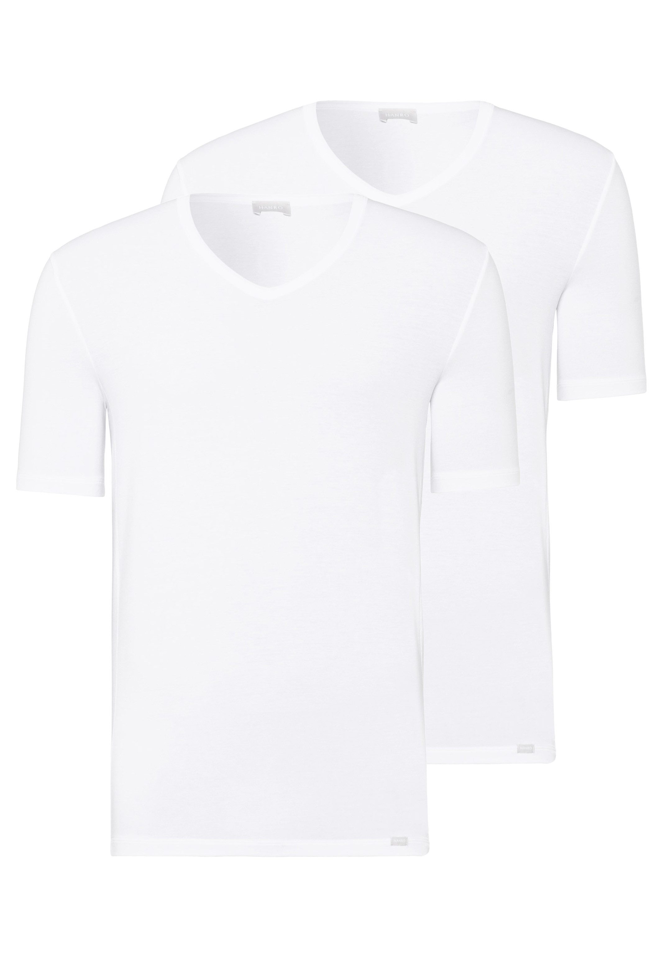 Hanro 2er Pack Natural Function (Spar-Set, 2-St) Unterhemd / Shirt Kurzarm - Atmungsaktiv