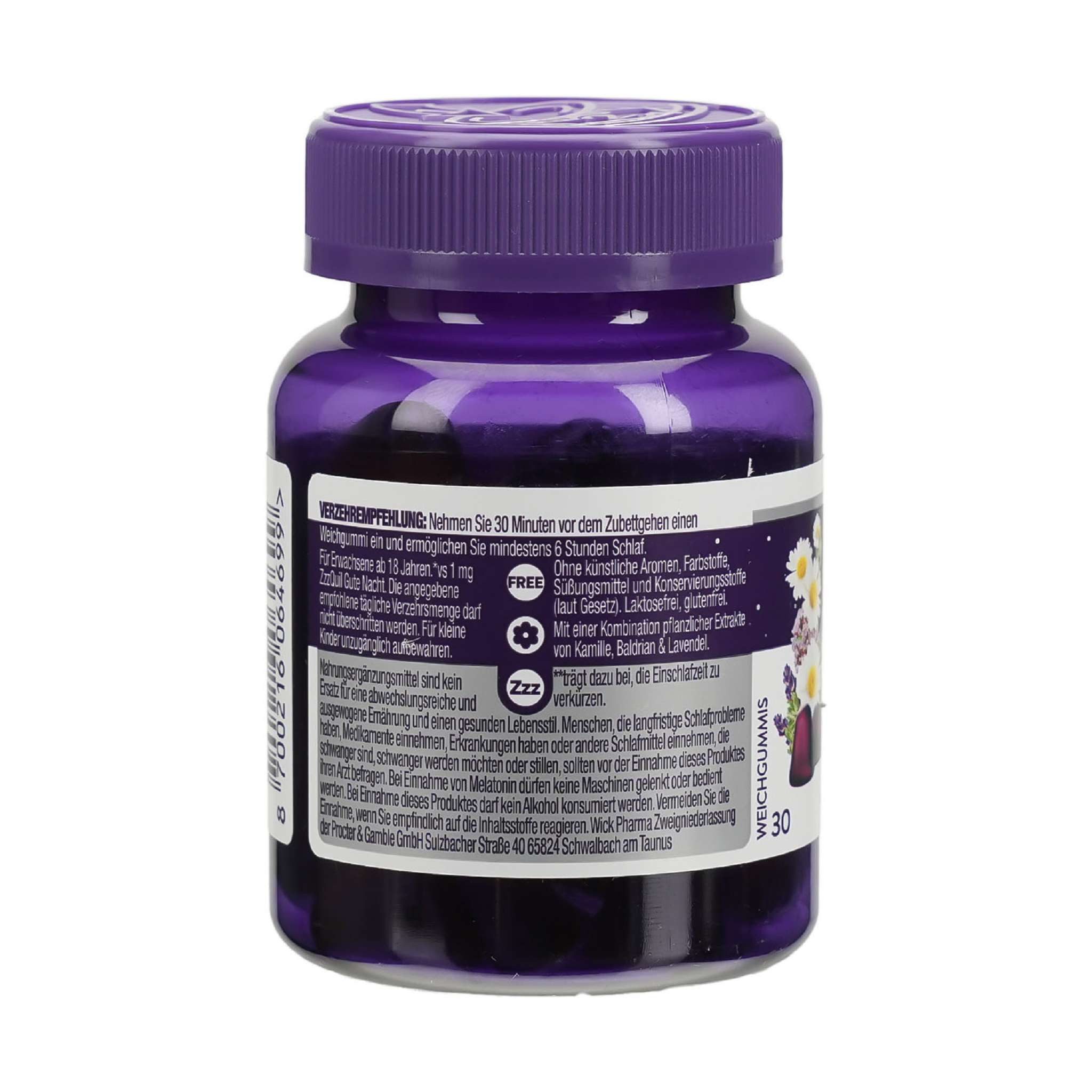 WICK WICK ZzzQuil Intens 30St Fruchtgummi