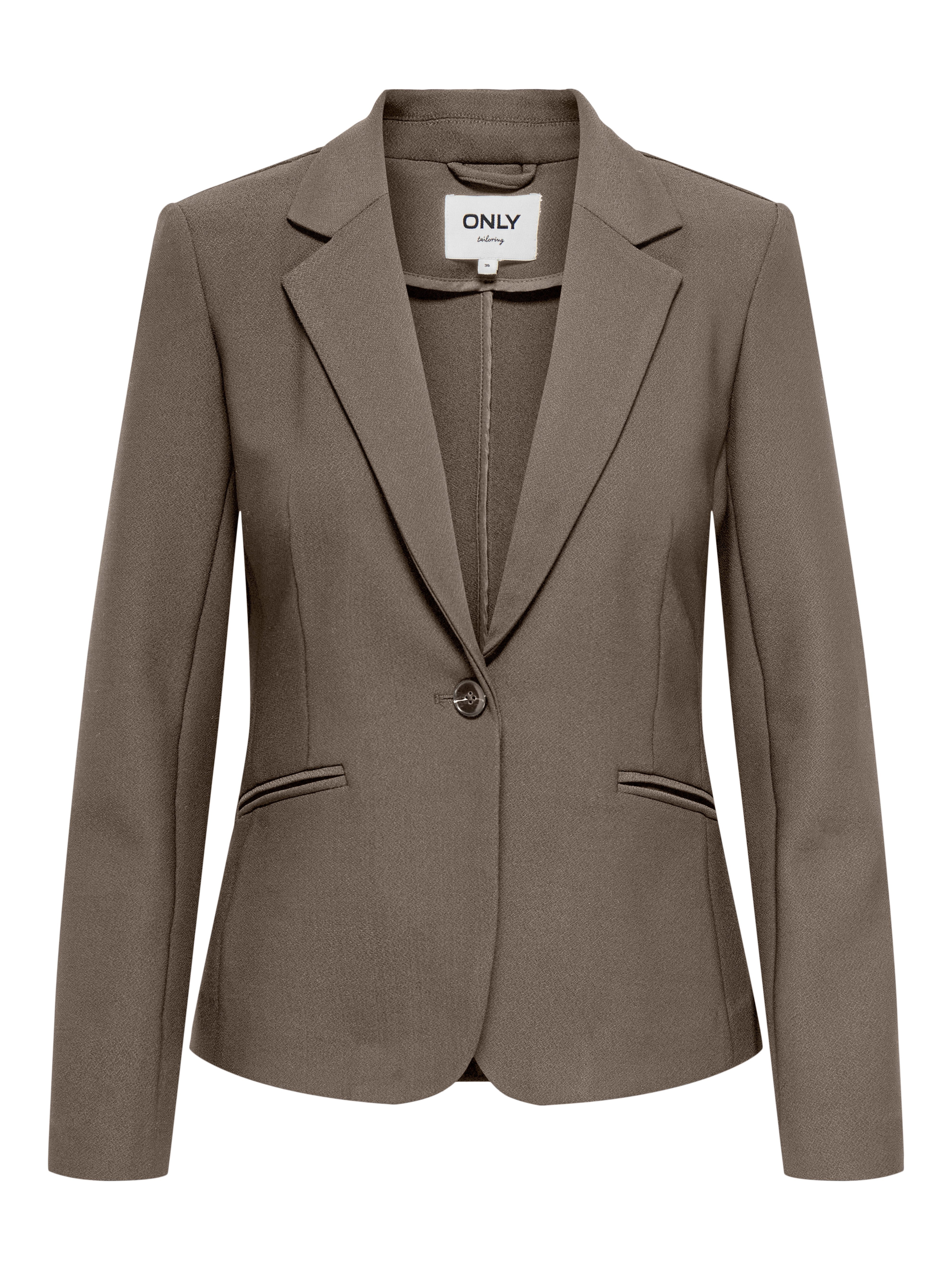 ONLY Kurzblazer ONLRYNA LIFE LS UNLIN FIT BLAZER TLR ZLO Materialmix mit Stretch