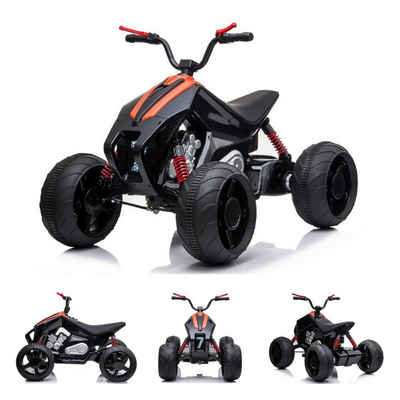 ES-Toys Elektro-Kinderquad Kinder Elektroquad718, Belastbarkeit 30 kg, 2x 12V Elektro Motoren Scheinwerfer bis zu 6 km/h
