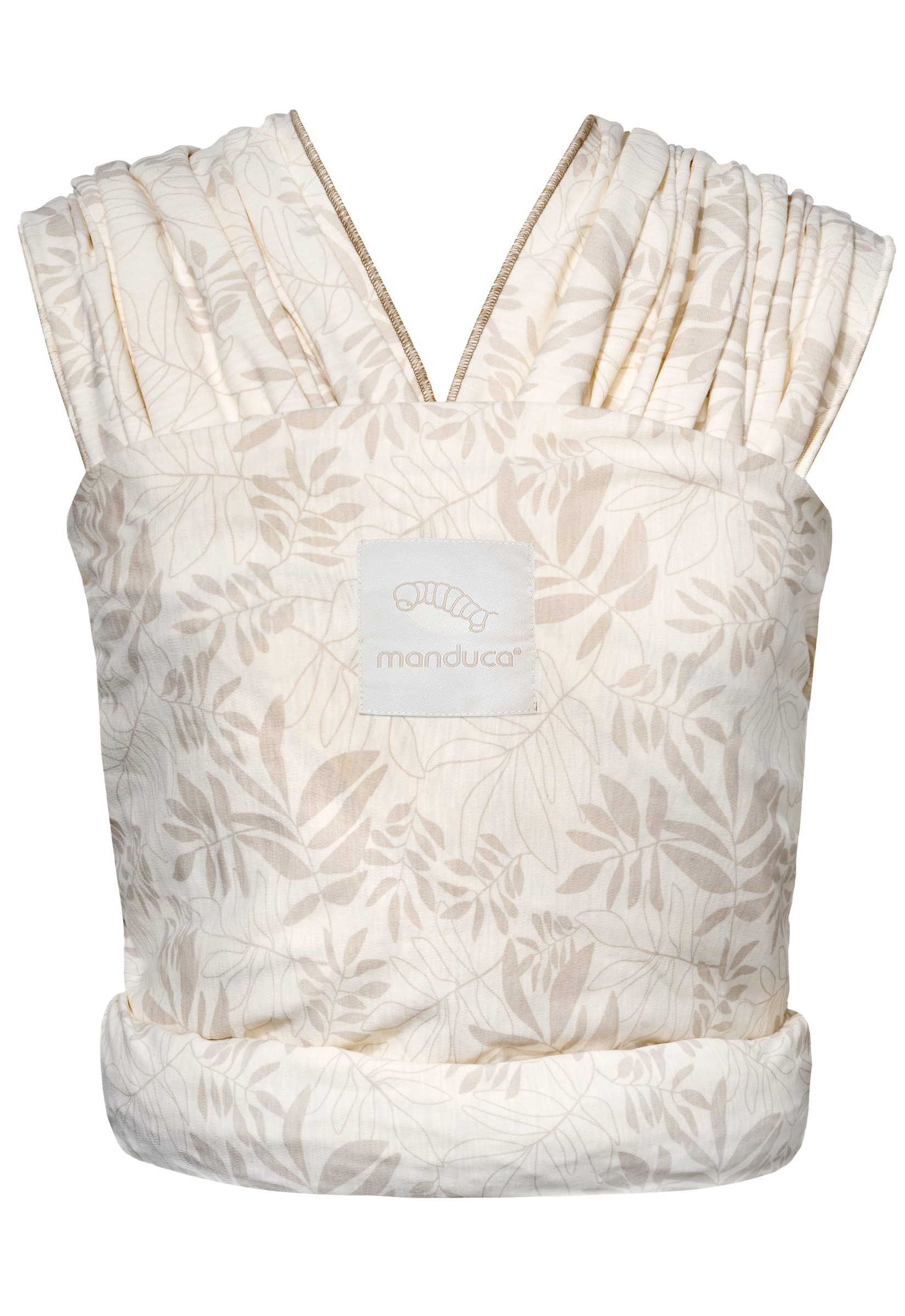 manduca Babytrage manduca Sling - Babytragetuch - Elastische Babytrage, Unterstützt die natürliche M-Position beim Baby.