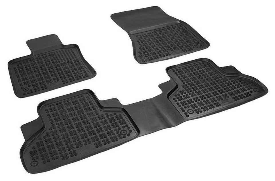 AZUGA Auto-Fußmatten Hohe Gummi-Fußmatten passend für BMW X5 (F15) ab 11/ 2013/BMW X6 (F16), für BMW X5,X6 SUV