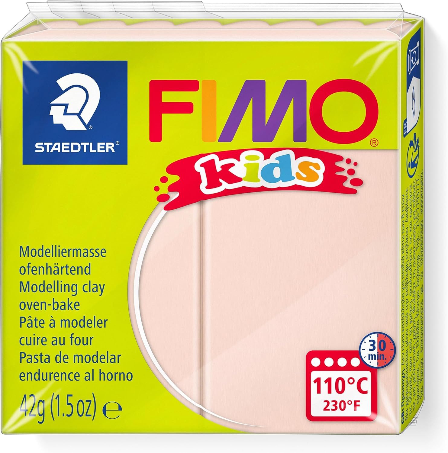 FIMO Knete FIMO Kids Modelliermasse 42g - Blassrosa